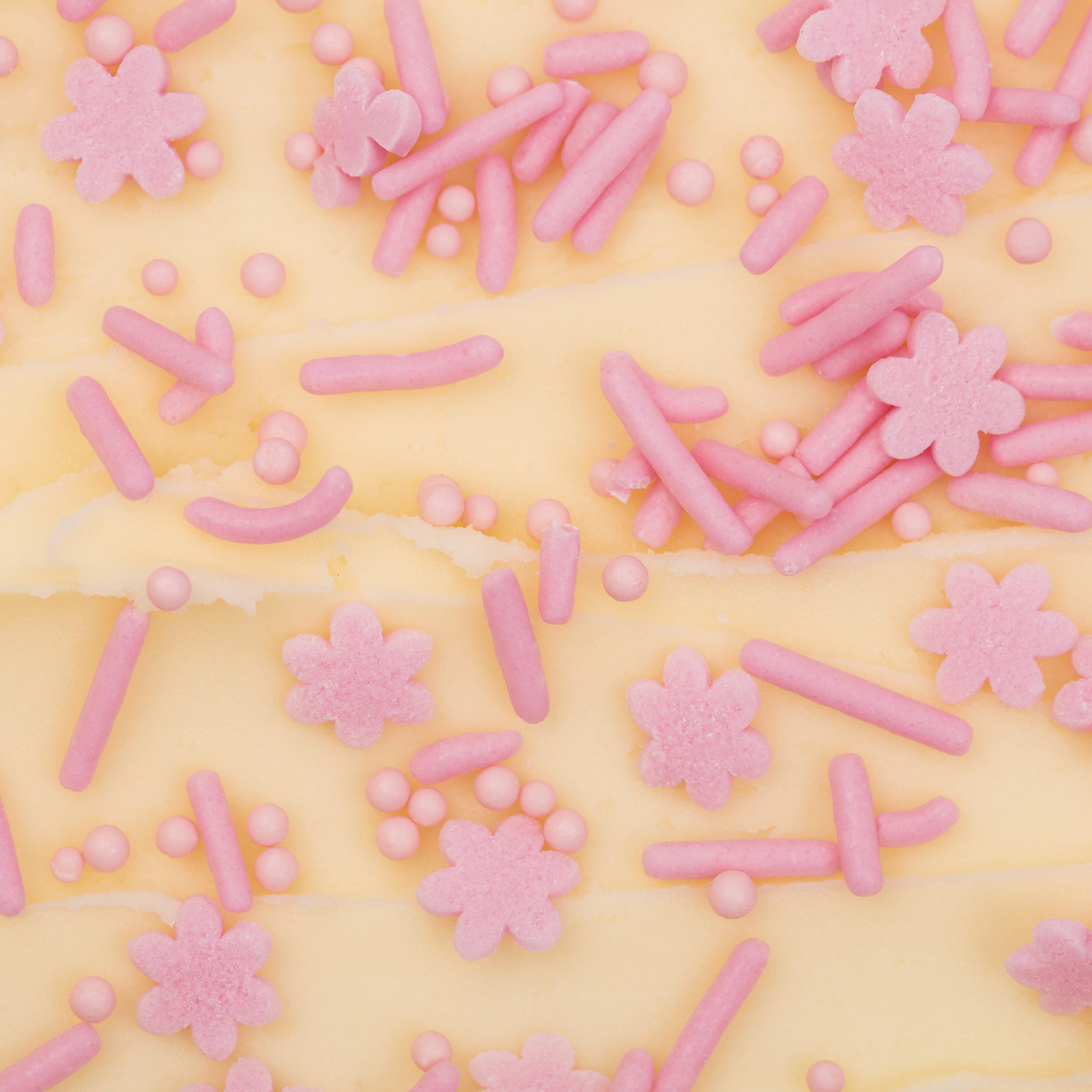 PME Cake Sprinkle Mix - Light Pink | 76g Daisy, Strand & Bead Blend | SKKM01 4