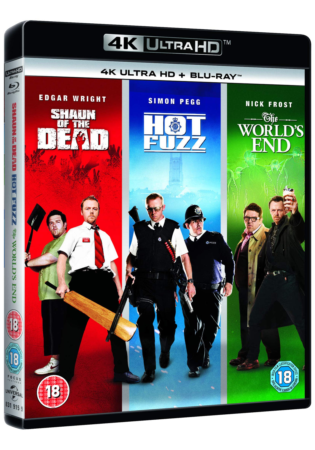 Shaun of the Dead / Hot Fuzz / The World's End: The 4K Collection [Blu-ray]