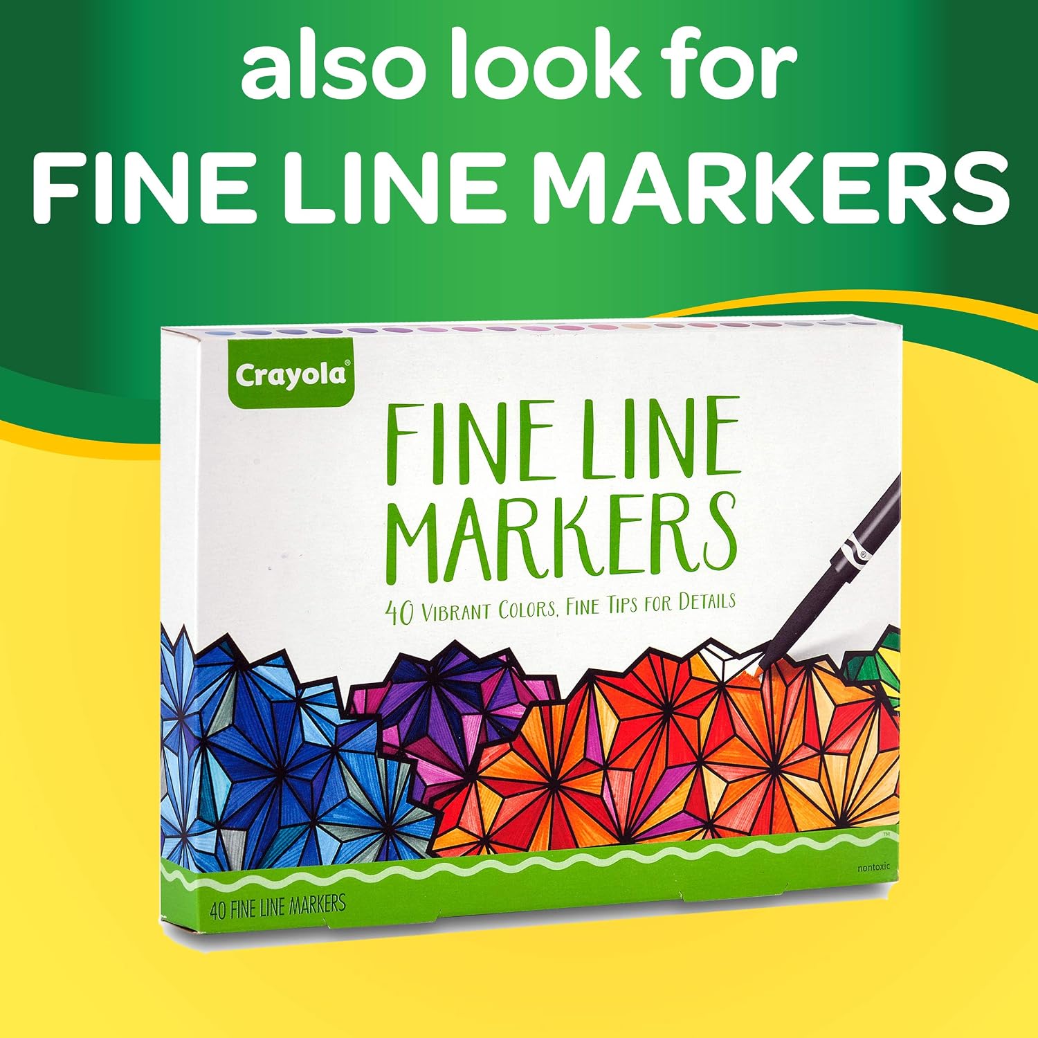 Crayola Super Tips Washable Markers (Pack of 100, Multi-Colour) 16
