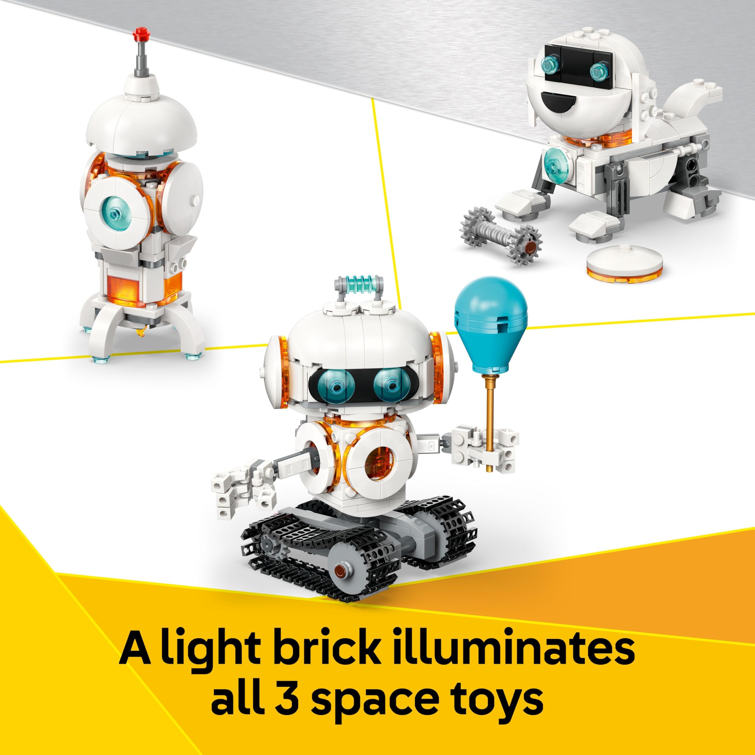 LEGO Creator 3in1 Space Robot Toy - Builds Robot, Dog or Rocket - 281 Pieces 5