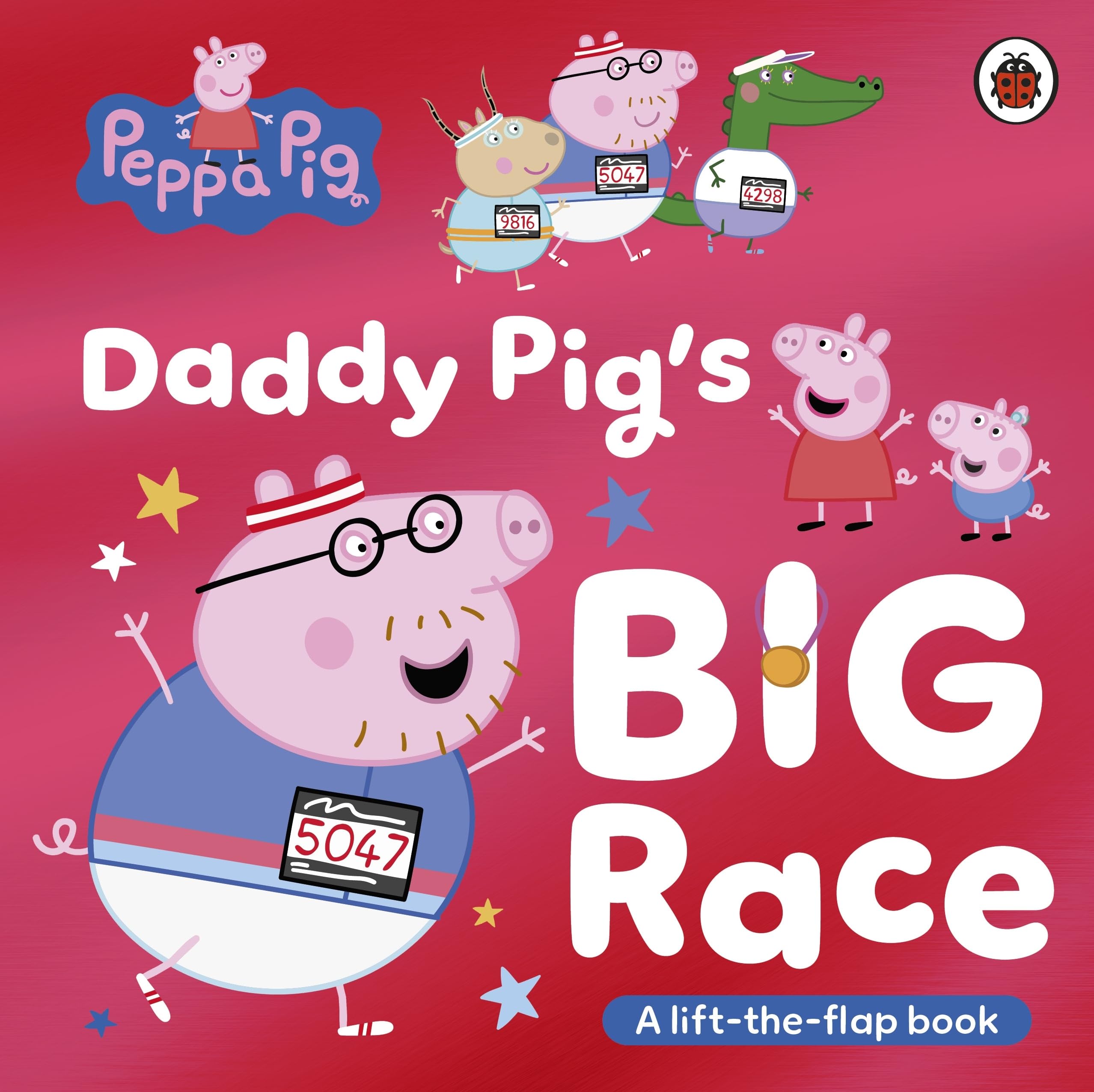 Ladybird Peppa Pig: Daddy Pig's Big Race Lift-the-Flap Board Book | Ages 3-6