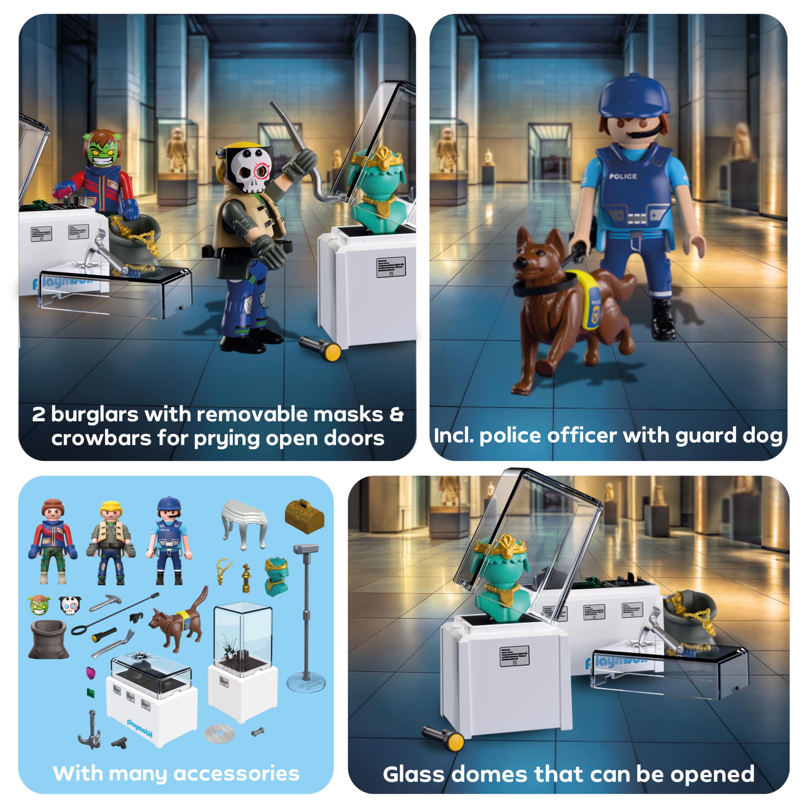 Playmobil Diamond Heist Action Figures - Ages 4+ 4