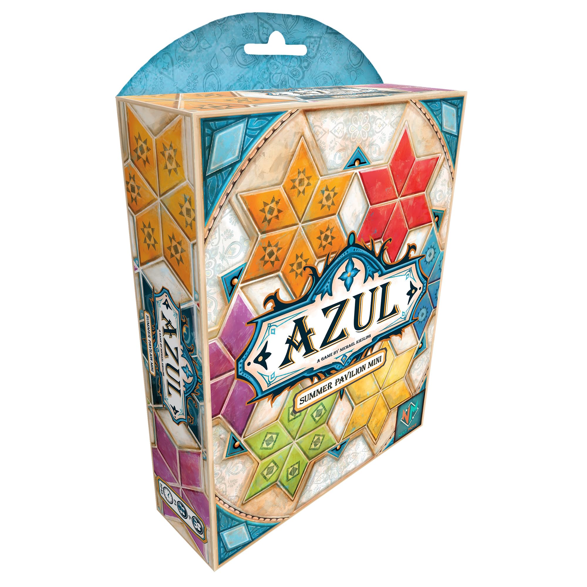 Asmodee Azul Summer Pavilion Mini Board Game - Travel Edition | 2-4 Players | Ages 8+ | 30-45 Min