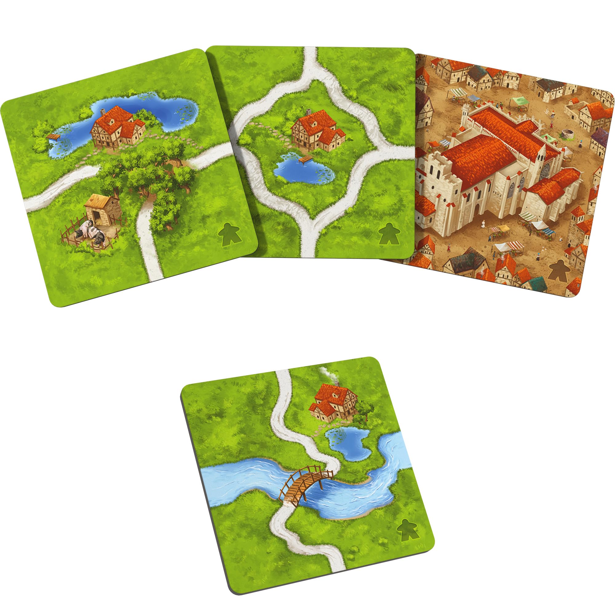Hans im Glück Carcassonne: Inns & Cathedrals Expansion 1 Refresh Board Game 3