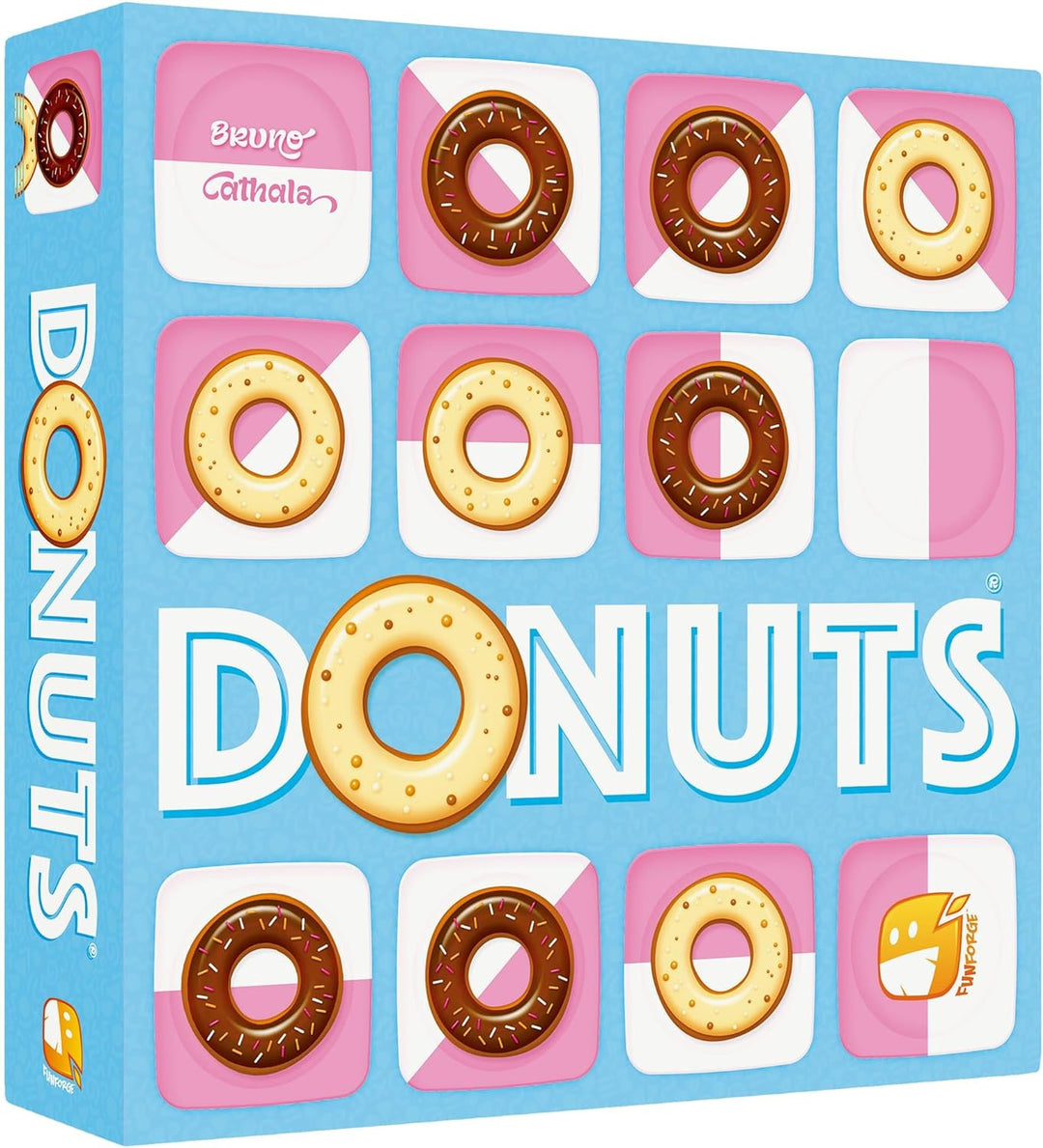Funforge: Donuts - The Tasty & Tactical Clash for 2 Players, Placement Board Game