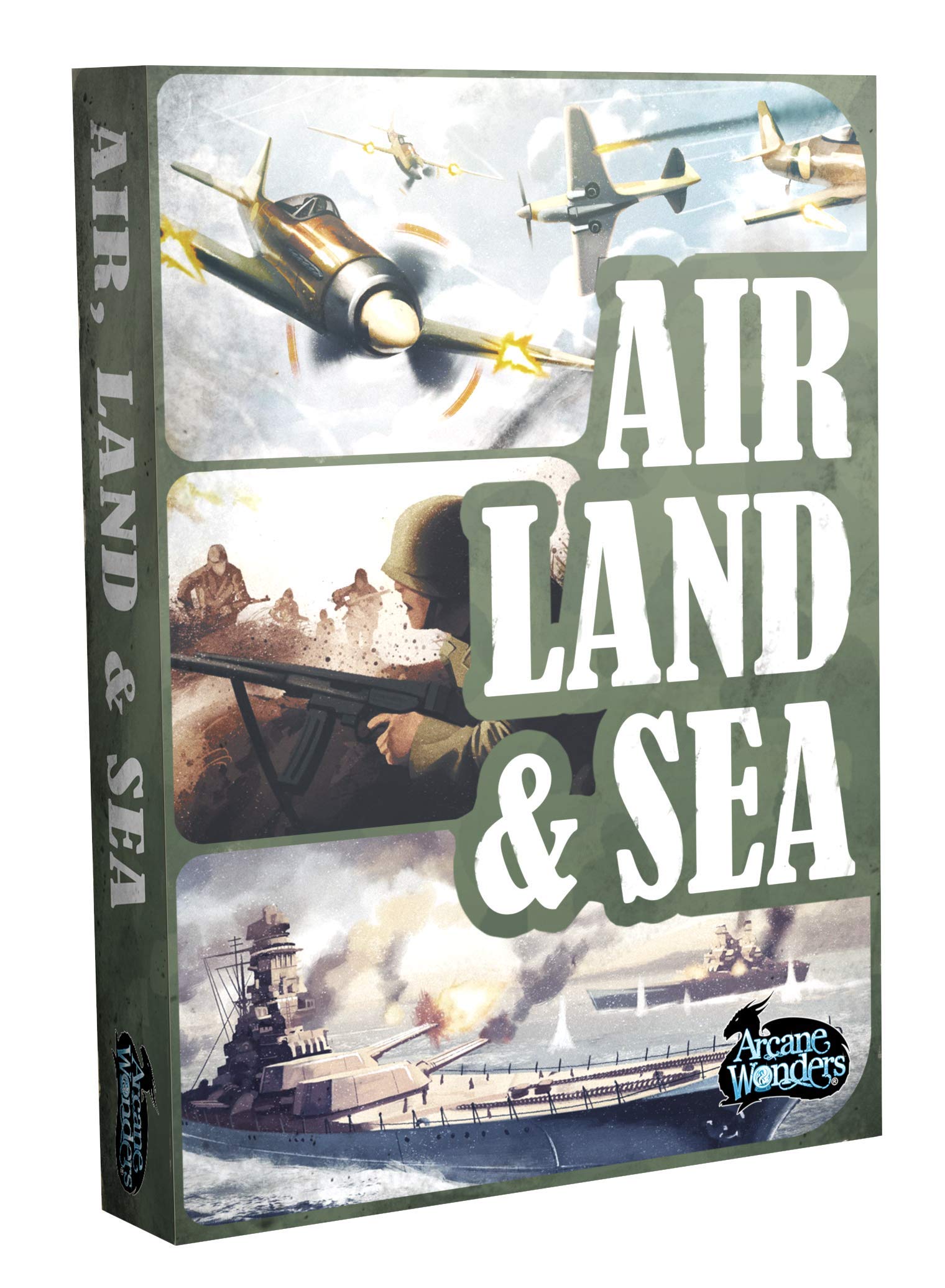 Arcane Wonders Air Land & Sea: Revised Edition Card Game - 2 Player Strategy Game 1