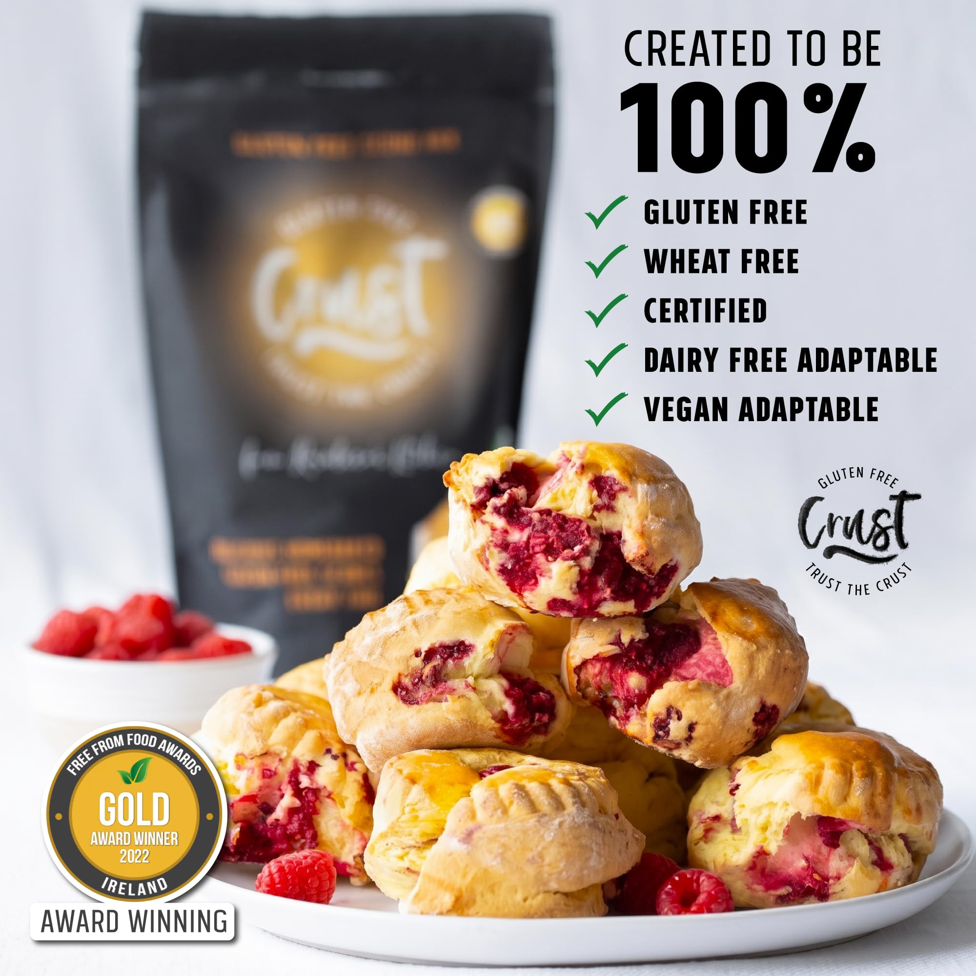 Crust Gluten Free Scone Mix - Award Winning Recipe | 450g 2