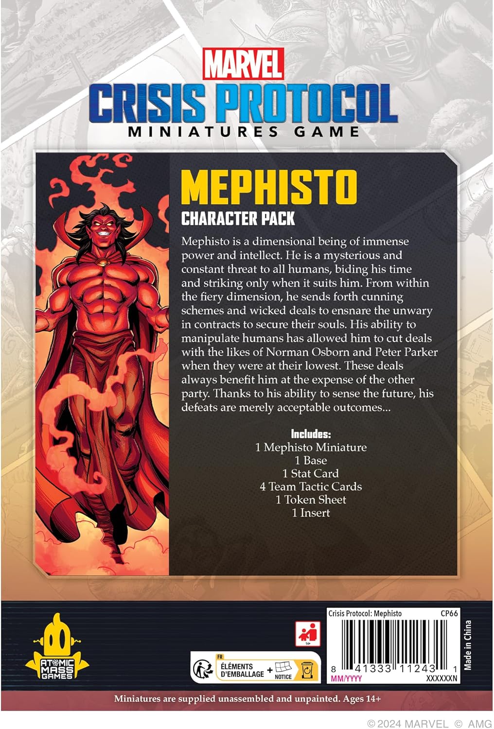 Atomic Mass Games Marvel Crisis Protocol: Mephisto Miniatures Board Game Expansion 5