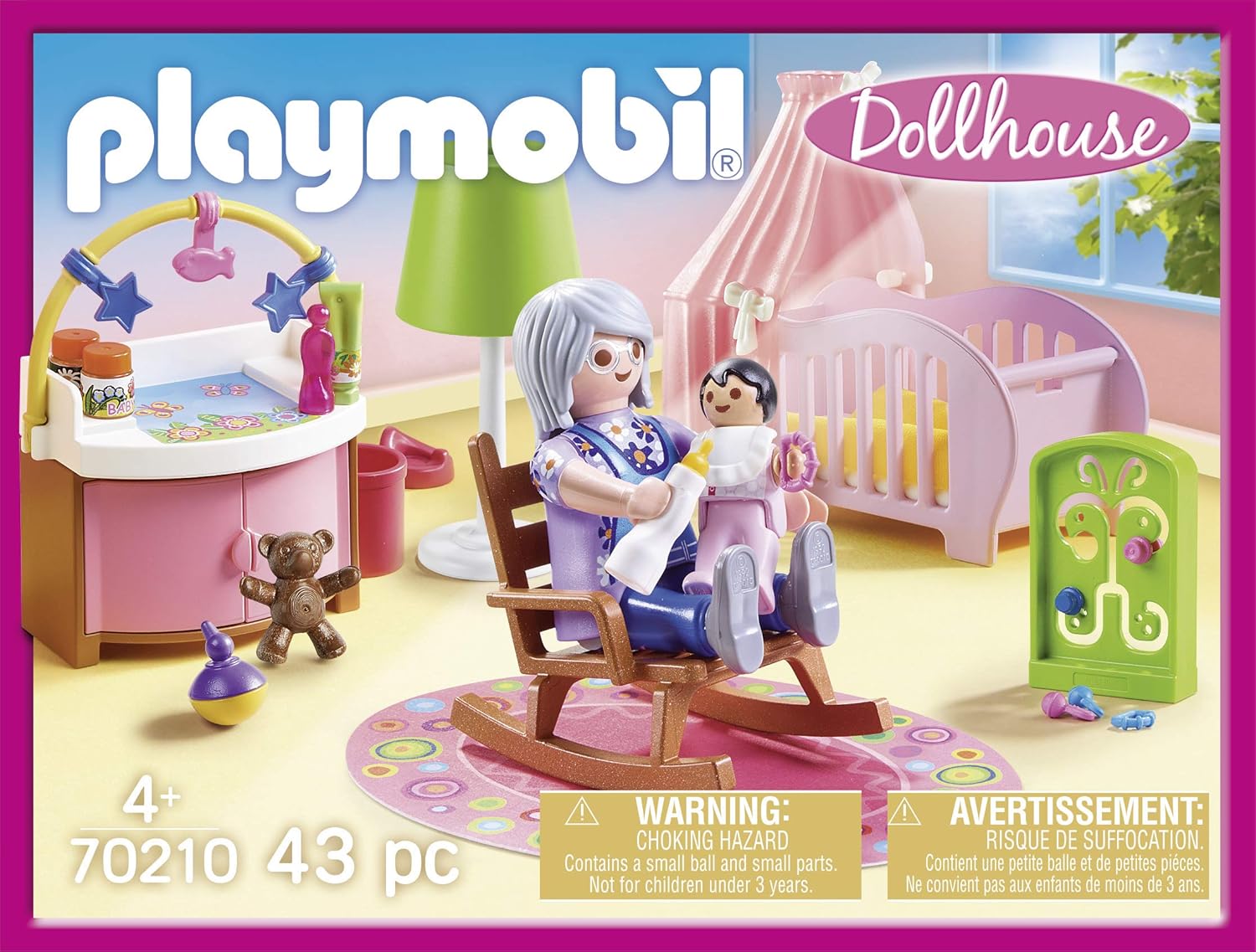 Playmobil 70210 Dollhouse Nursery Playset - For Children Ages 4+ 4