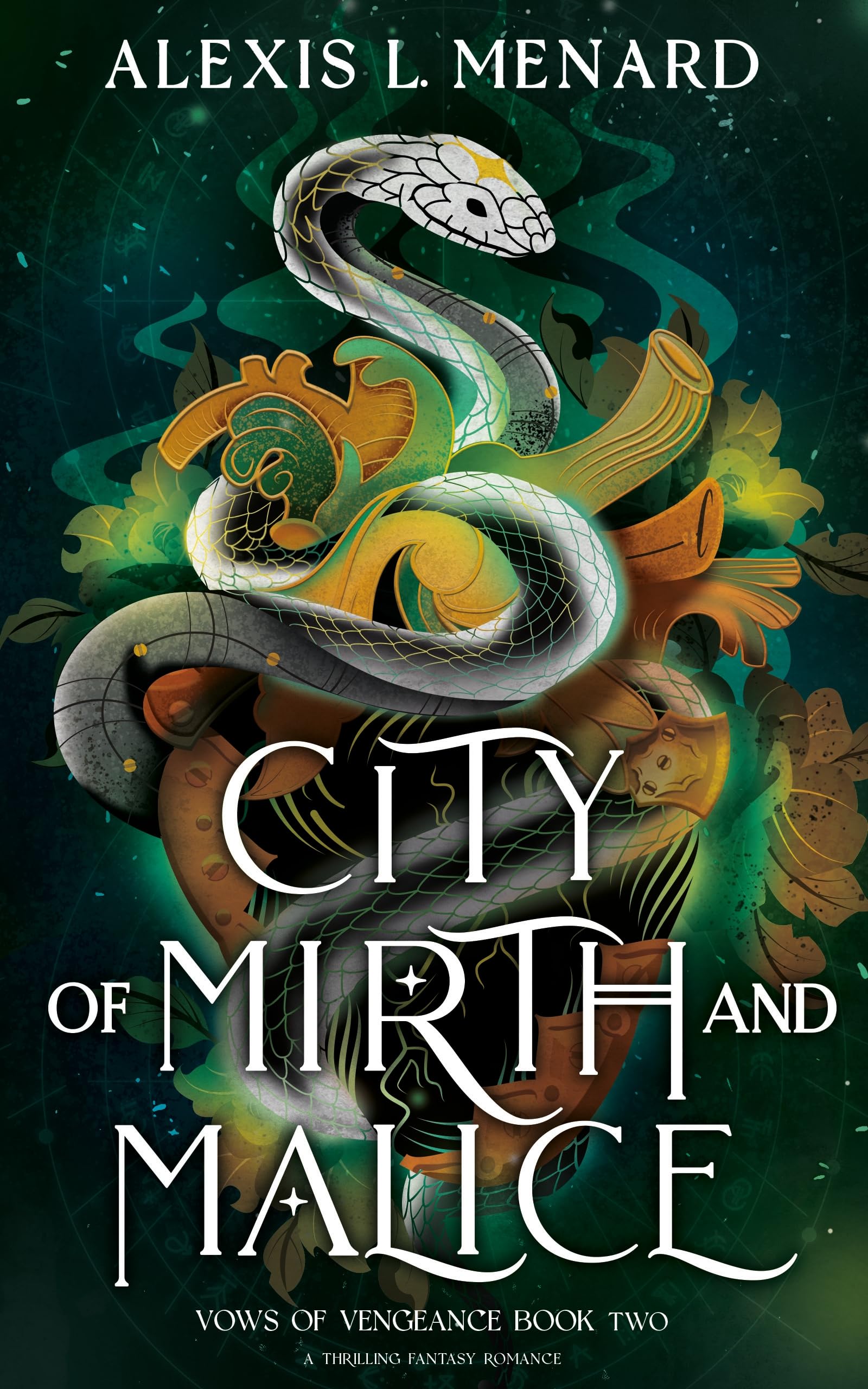 City of Mirth and Malice by Alexis L. Menard | Paranormal Fantasy Romance | Paperback
