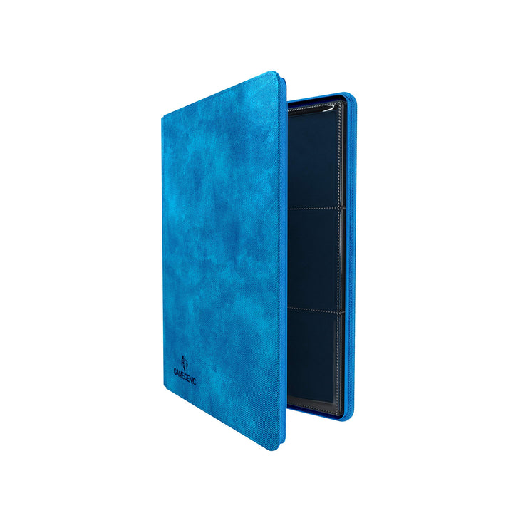 Gamegenic Zip-Up Album 18-Pocket - Holds 360 Double-Sleeved Cards, Blue