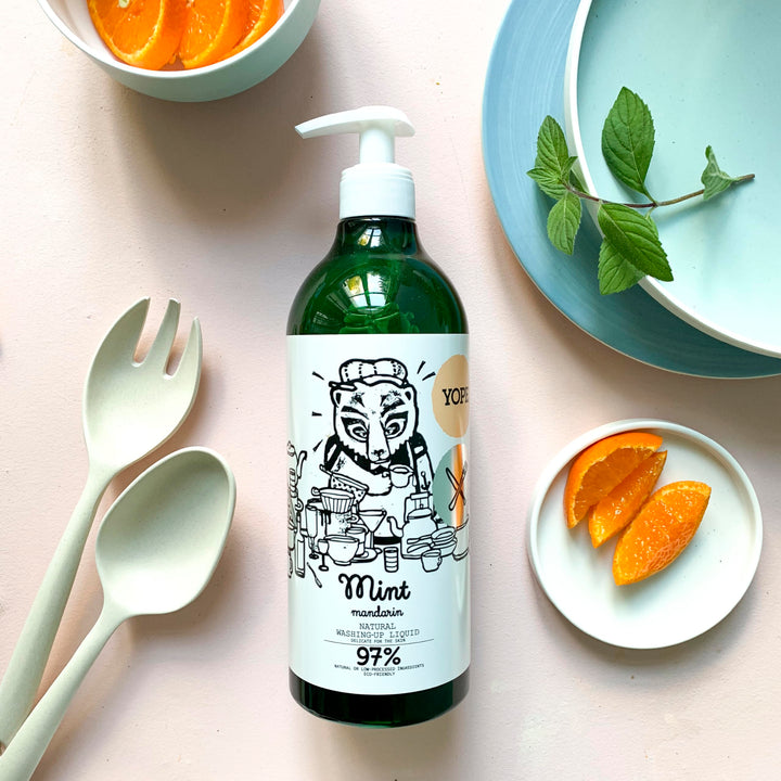 Yope - Natural Washing-Up Liquid | Mint & Mandarin | 750 ml