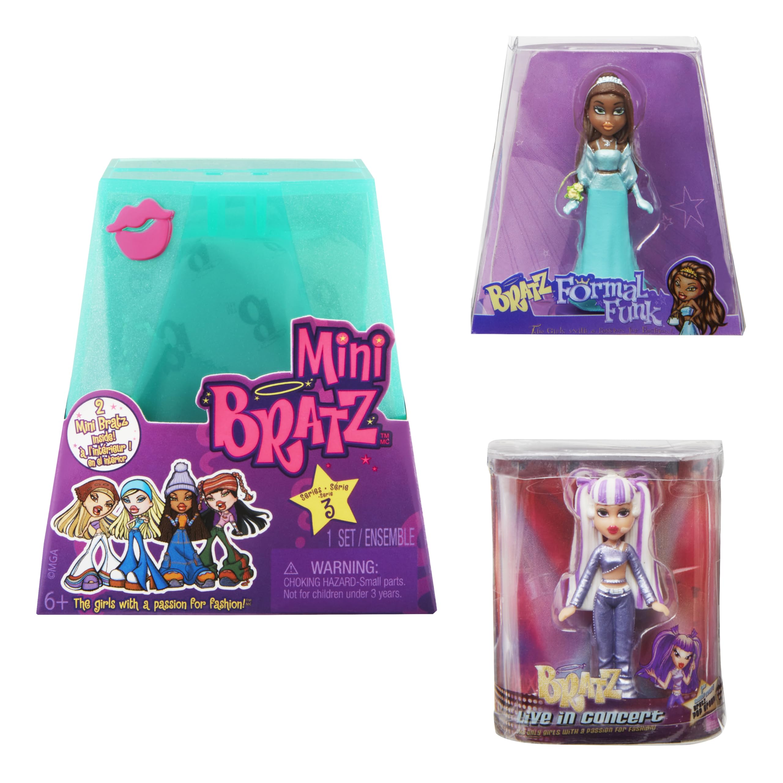 MGA's Miniverse Mini Bratz Series 3 - Y2K Nostalgia Dolls | 2 Minis Per Pack | Ages 6+ 1