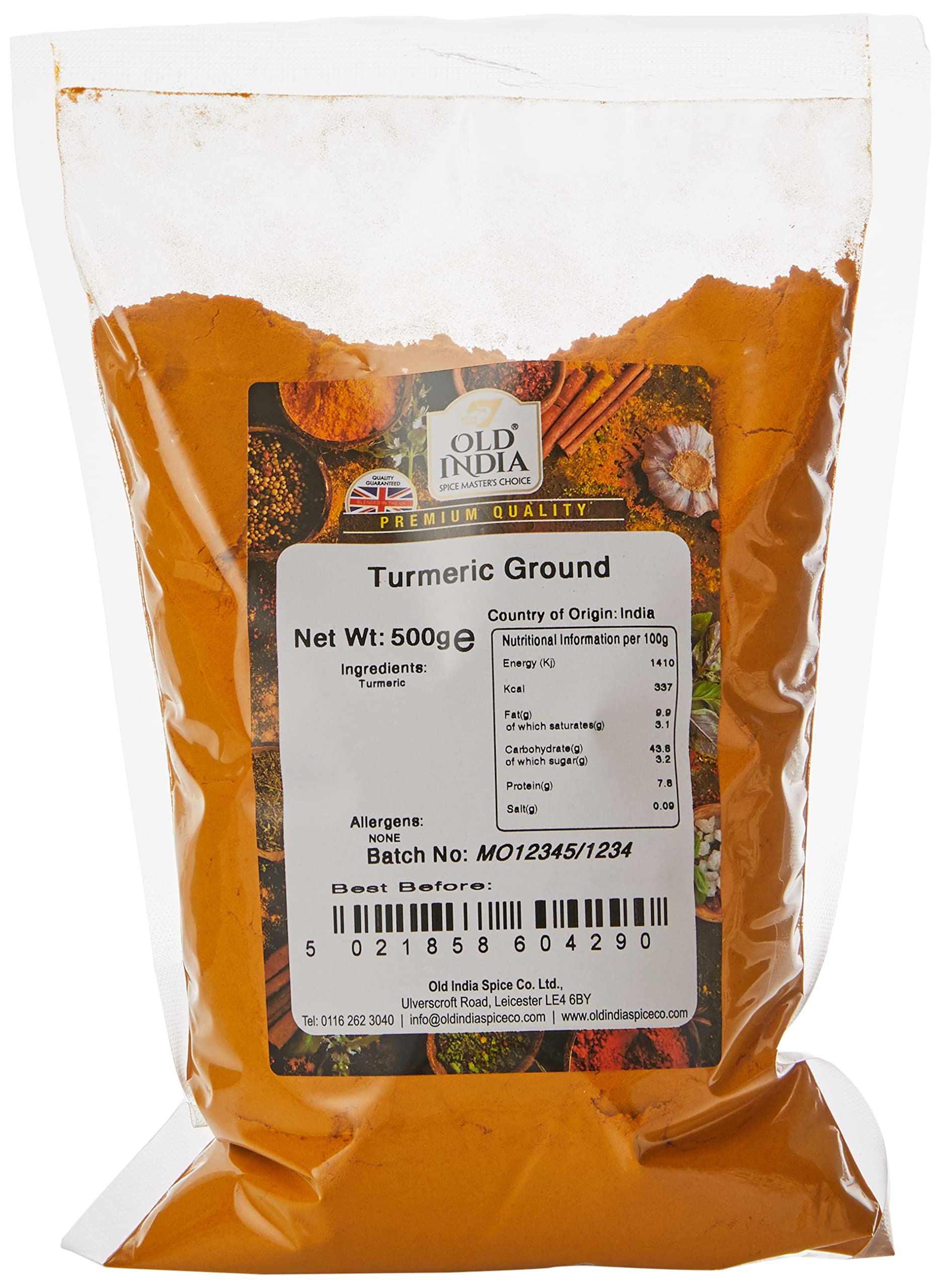 Old India Kurkuma gemahlen 500g