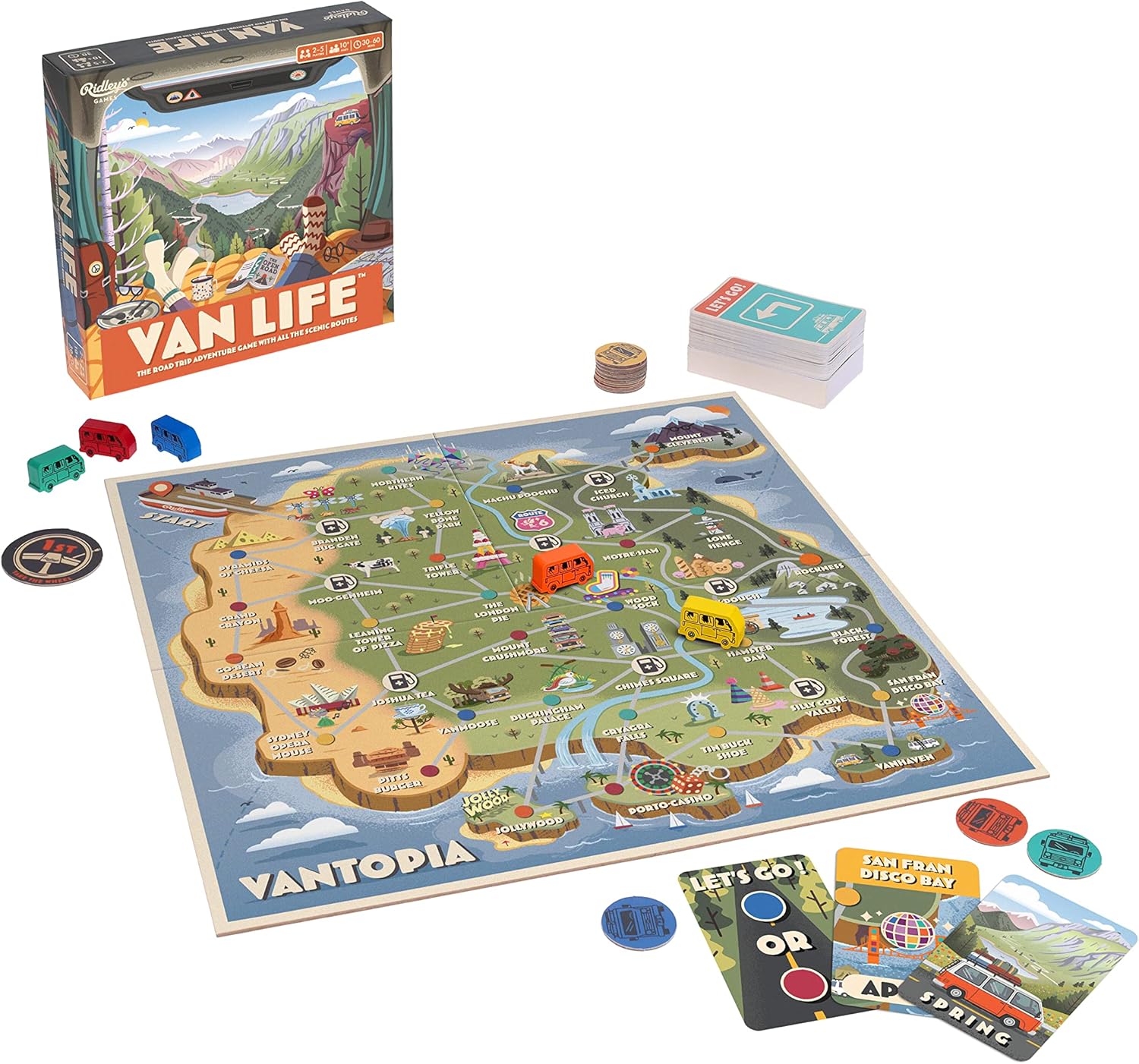 Van Life - Board Game for 2-5 Players, Ages 10+ 7
