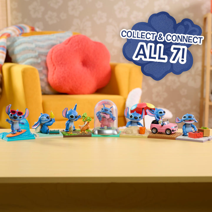 Just Play Disney Stitch Live-Action Movie Time 7.6 cm Collectible Figure - Blind Box Toy with Accessories, Ages 3+