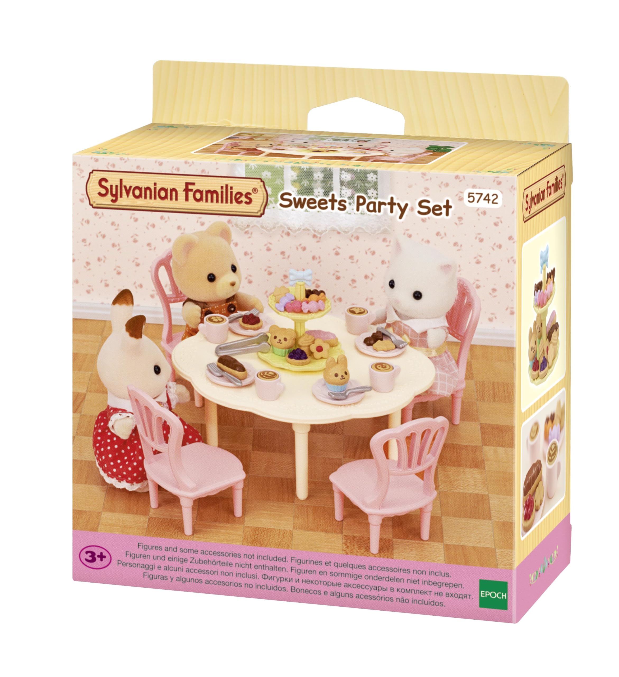 Sylvanian Families Sweets Party Set - 30 Teatime Accessories | Ages 3+ 2