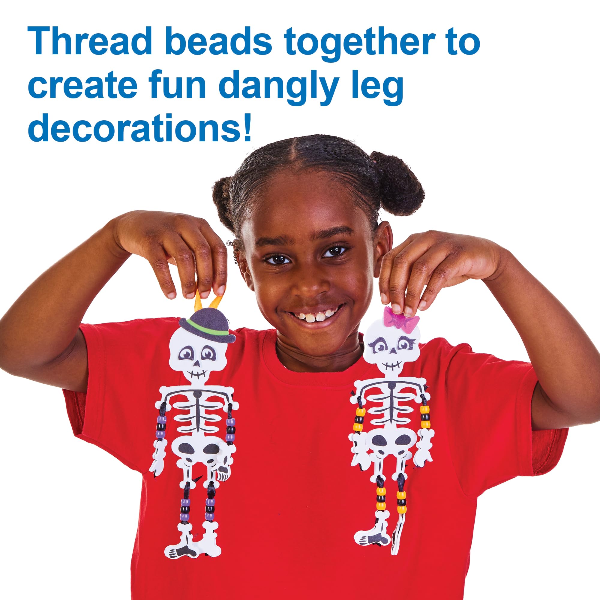 Baker Ross Skeleton Dangly Arm and Leg Decoration Kit - Pack of 5 5