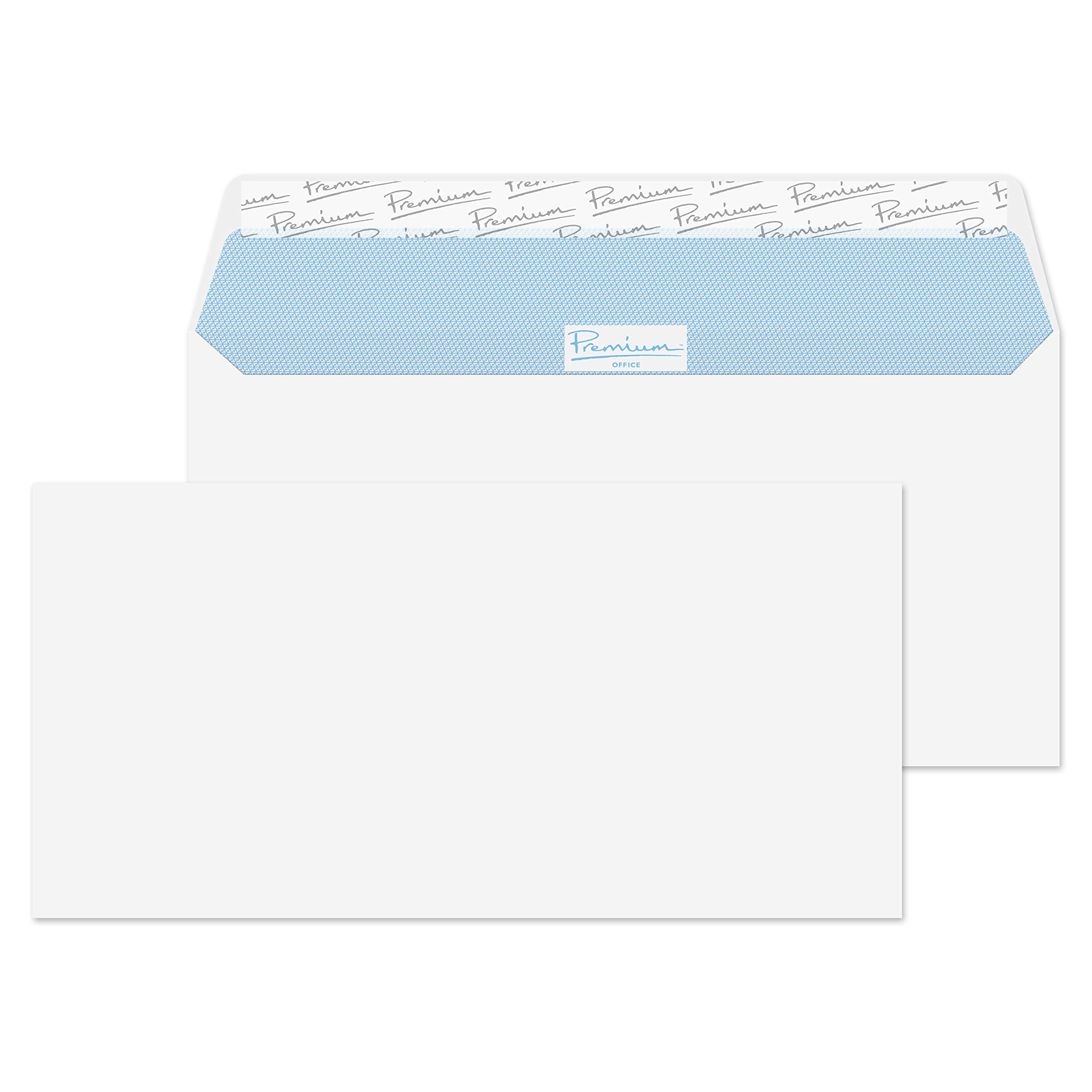 Blake Premium Office DL Wallet Envelopes 110x220mm 120gsm Peel & Seal Ultra White Wove - Pack of 50 1
