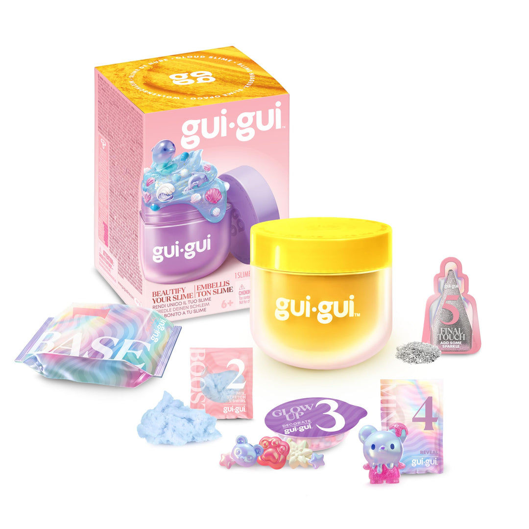 Gui Gui Cloud Slime - Create & Collect Scented Slime with 4 Textures (Gloss, Clear, Butter, Cloud)