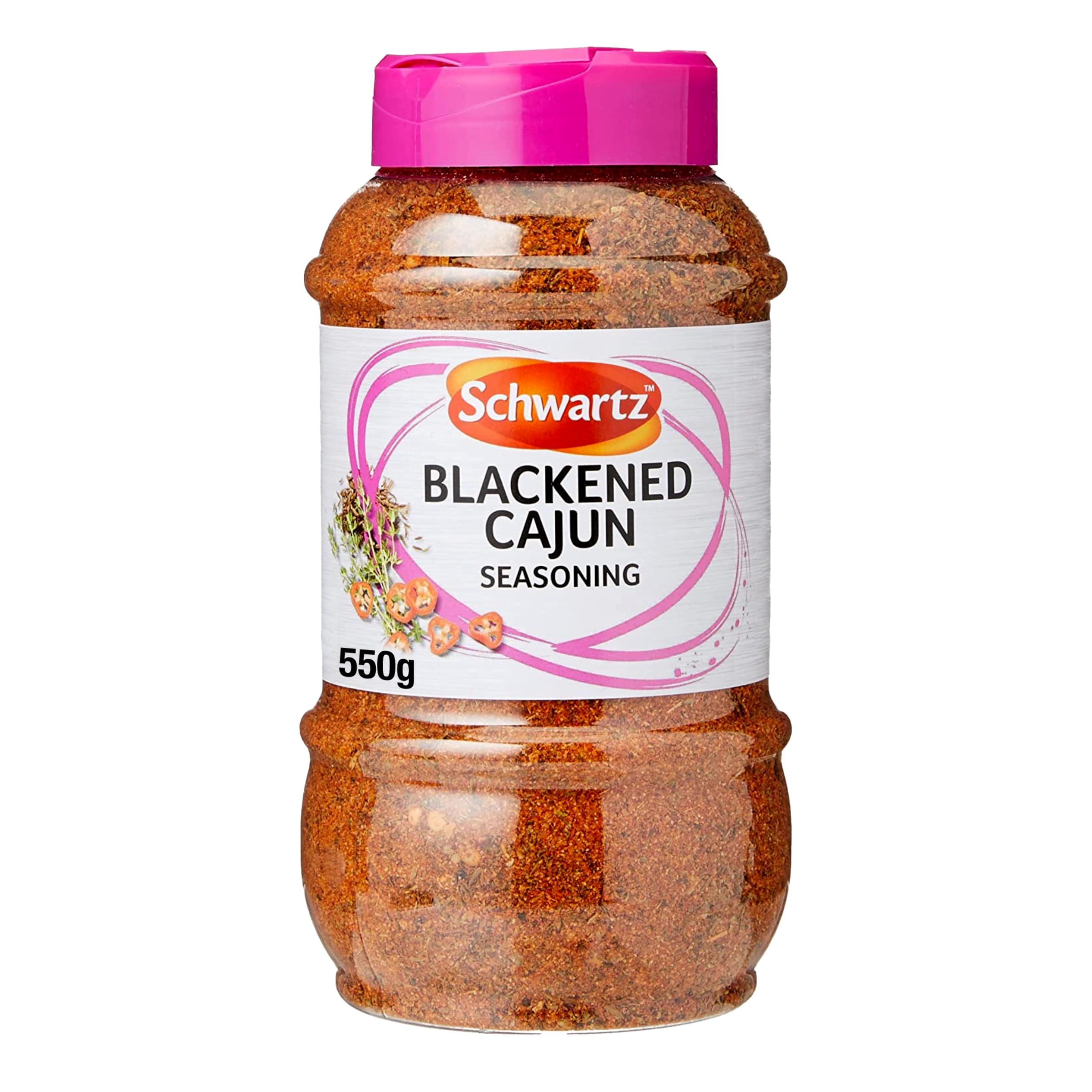 Schwartz Blackened Cajun Seasoning - Bold Smoky Flavour | 550g Granule Pack