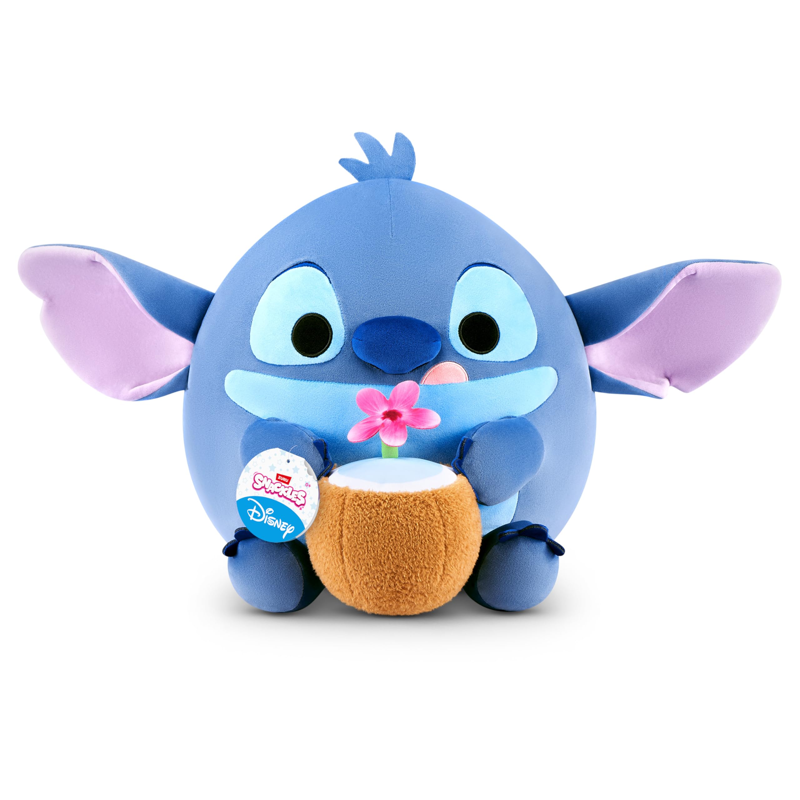 Snackles Disney Stitch 14-inch Plush with Snack Accessory by ZURU 1