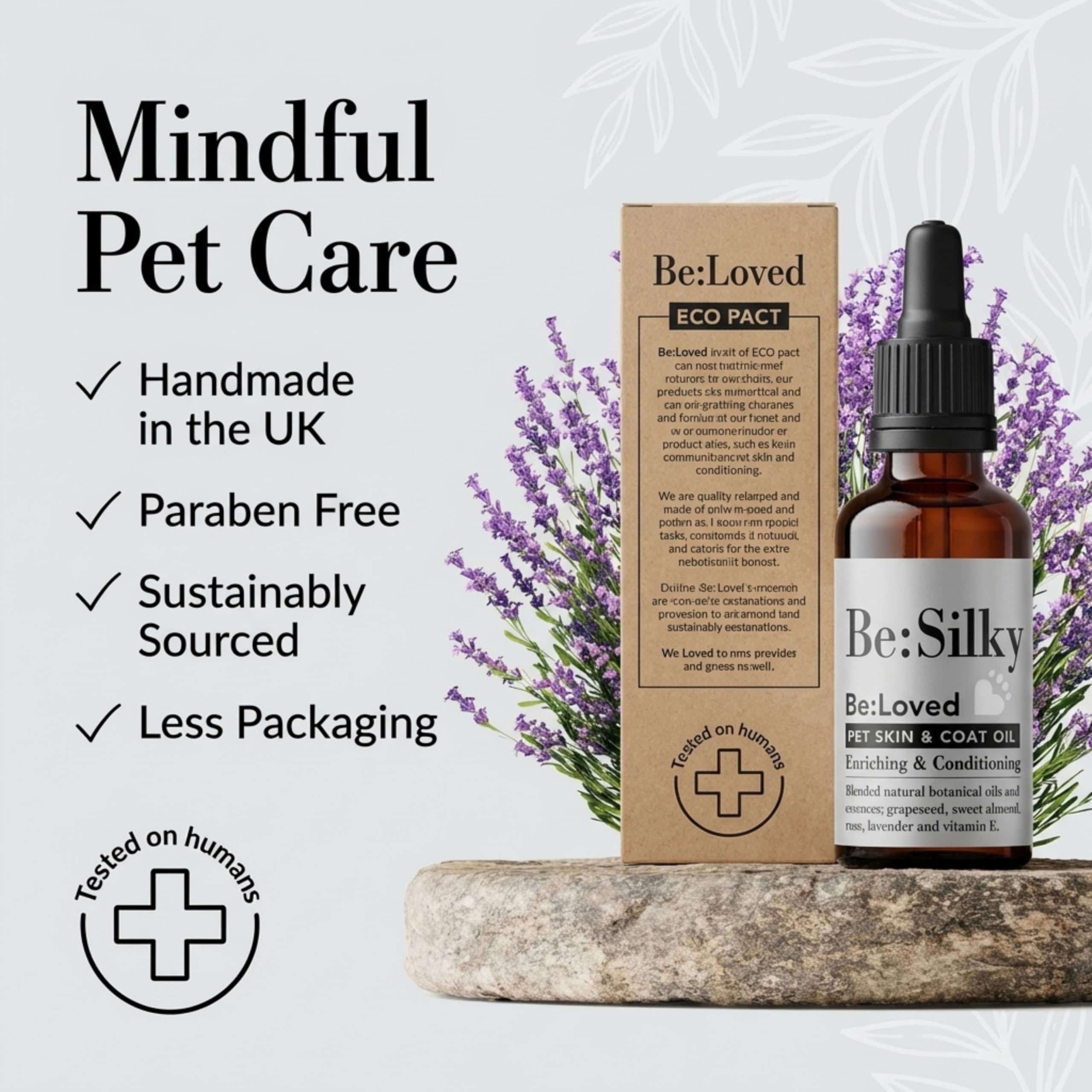 Be:Loved Be:silky Pet Skin & Coat Oil Rub - Enriching & Conditioning | 50ml 7