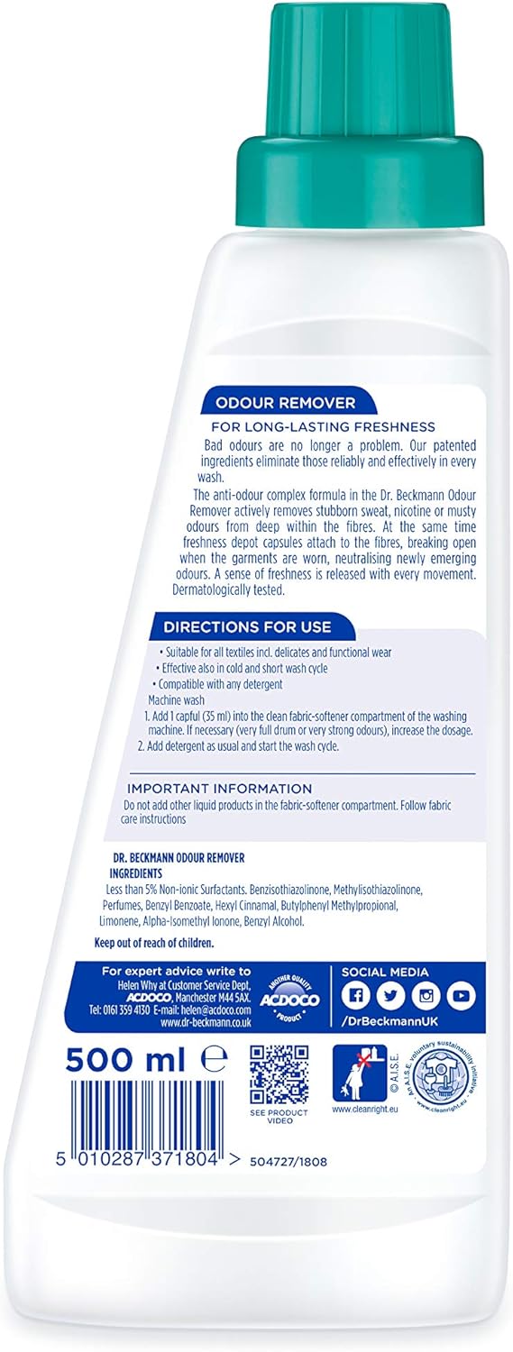 Dr. Beckmann Geruchsentferner - Wäschegeruchsvernichter 500 ml 8