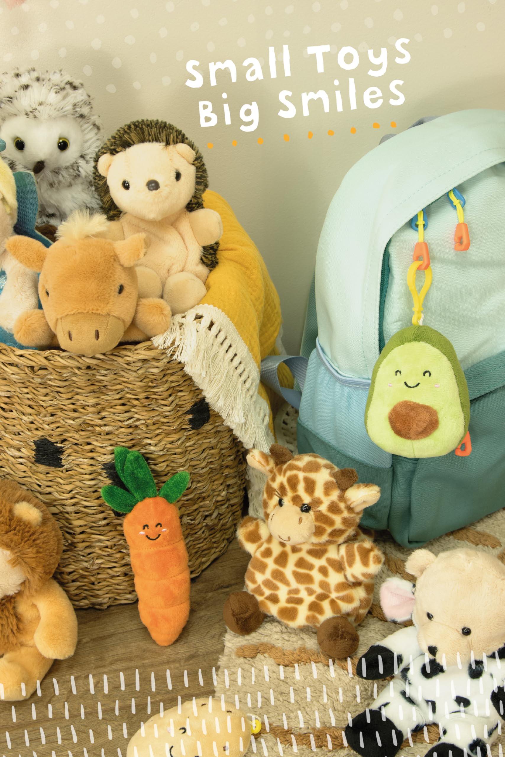 Living Nature Little Snugglies Monkey Plush Toy - Soft Stuffed Animal for Kids, 0+ Months 11