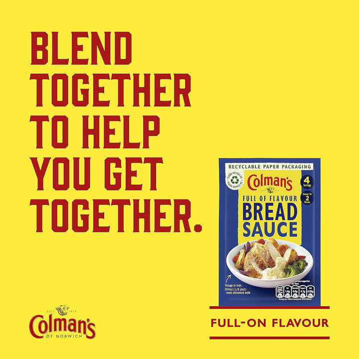 Colman's Bread Sauce Mix - 40g Sauce Mix for Roast Turkey & Chicken
