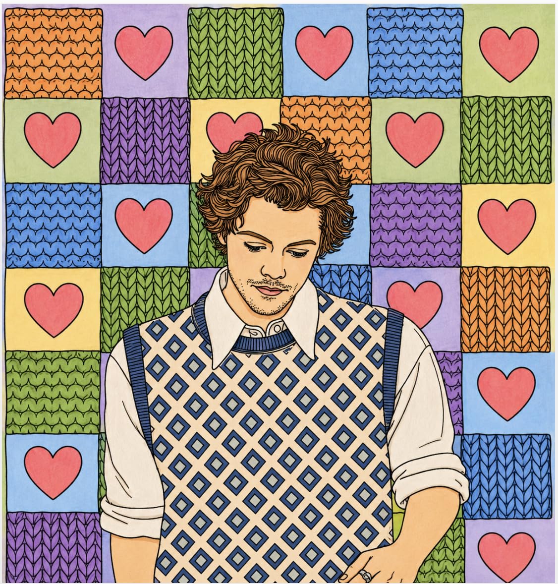 Townhouse - Harry Styles Colouring Book | 48 Pages | Paperback 2