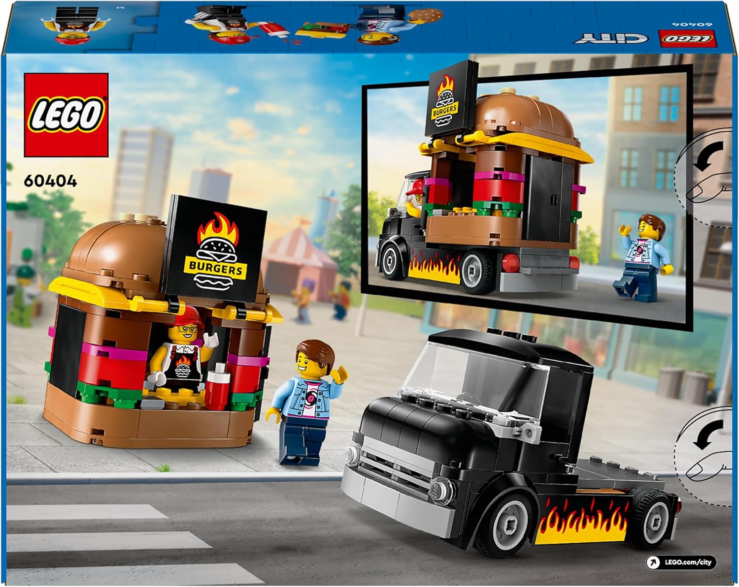 LEGO City Burger Van Toy - Food Truck Playset for 5+ Year Olds 7