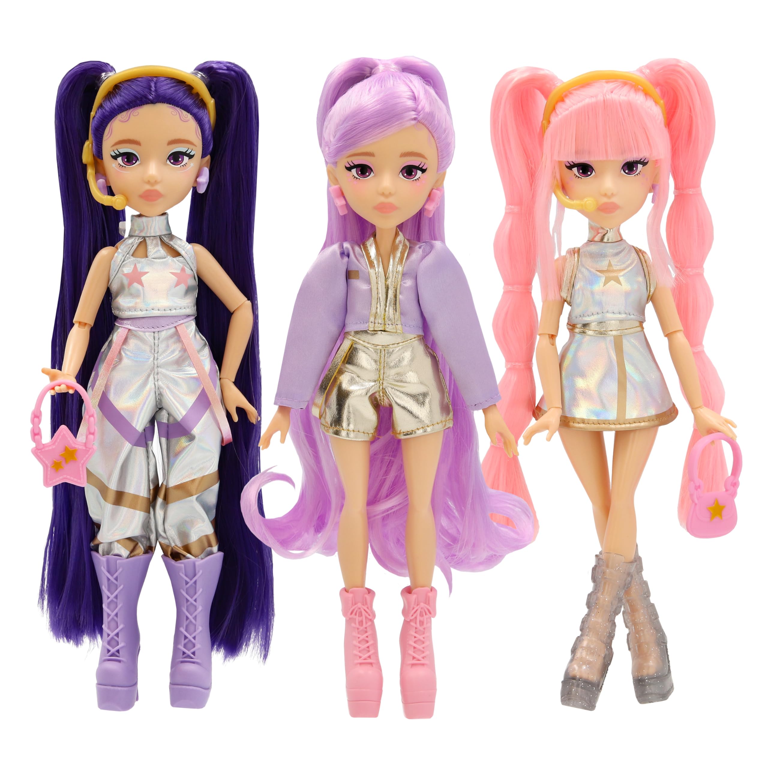 Basic Fun K-Pop Fashion Doll Mina - Pop Star Idol Toy with Accessories | Ages 4+ 7
