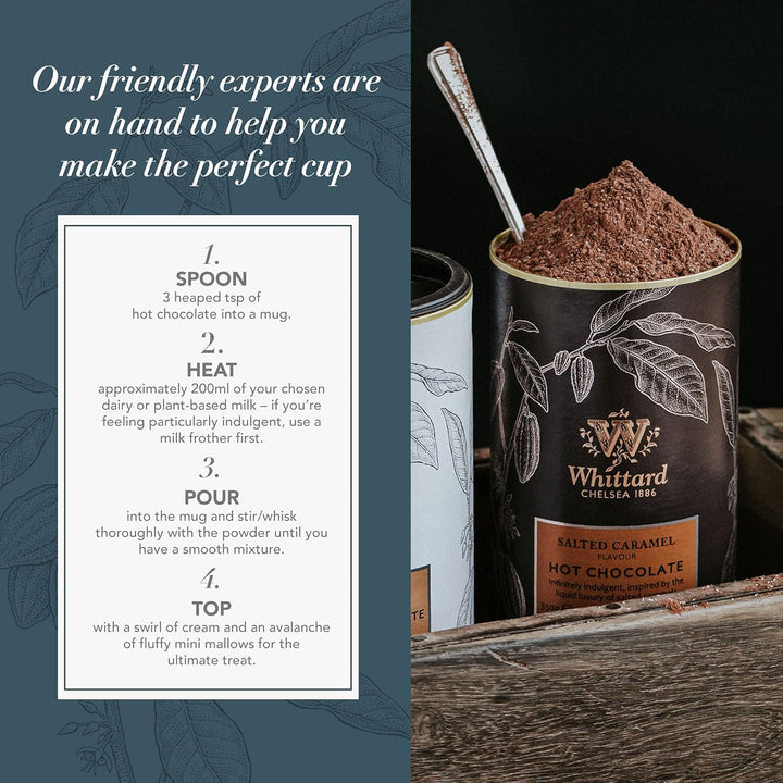 Whittard of Chelsea - Salted Caramel Flavour Hot Chocolate Drink