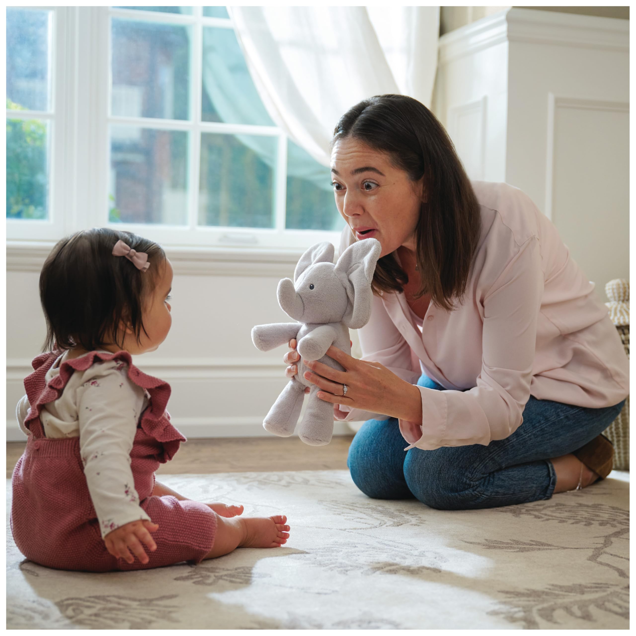 GUND Baby Peek-a-Boo Flappy Elephant Plush - Interactive Stuffed Animal for 6 Months and Up 8