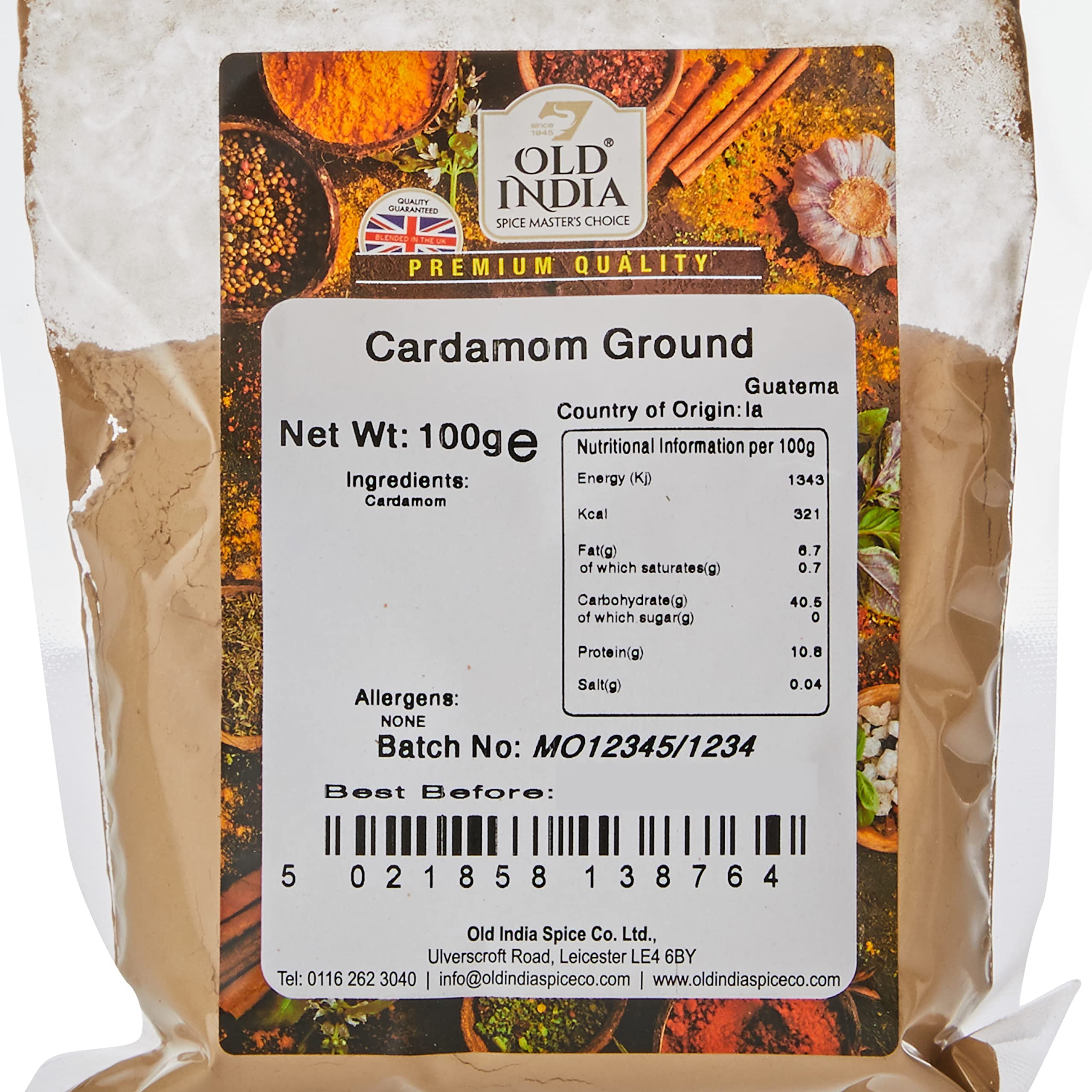 Old India Ground Cardamom Powder - 100g Natural & Additive Free Spice 2