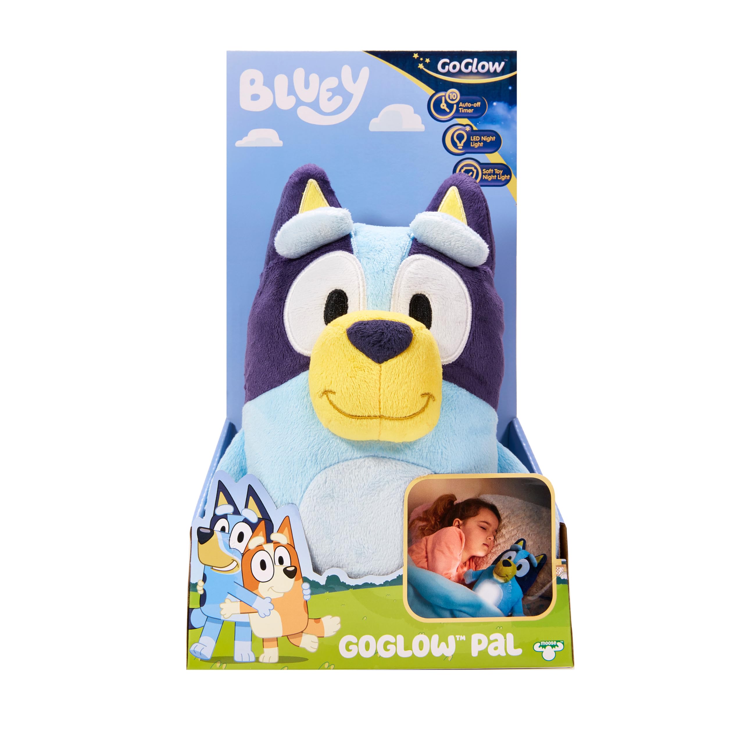 Bluey GoGlow Pal 25 cm Plush Night Light - Comforting Glow for Bedtime 7