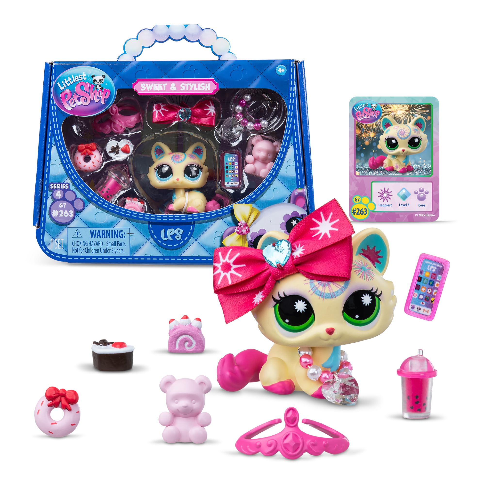 Littlest Pet Shop Sweet and Stylish Collection - Deluxe Ragdoll Cat Playset for Kids 1