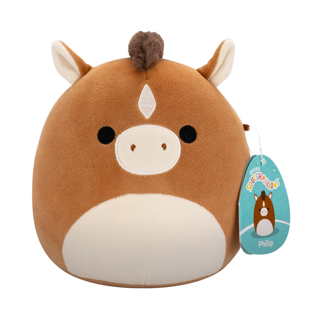 Squishmallows Philip the Brown Horse - 7.5-Inch Super Soft Plush Collectible