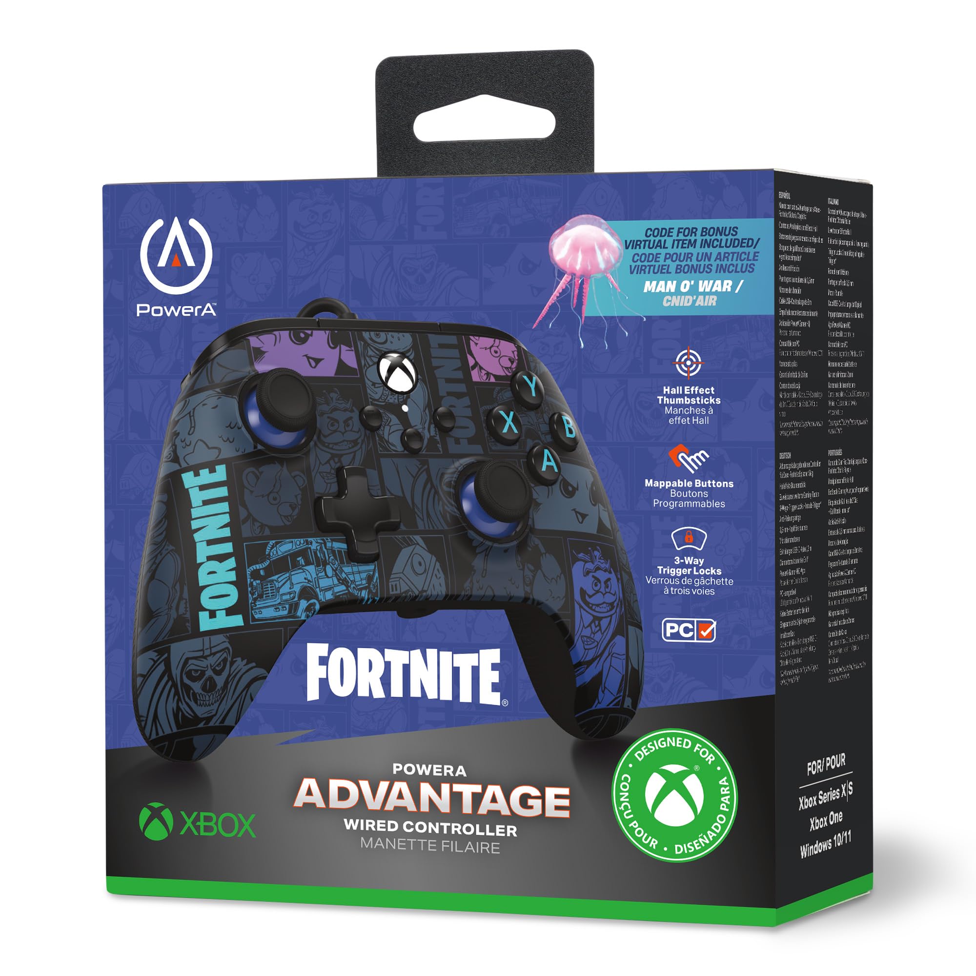 PowerA Advantage Wired Controller for Xbox Series X|S - Fortnite: Victory Royale [PC]