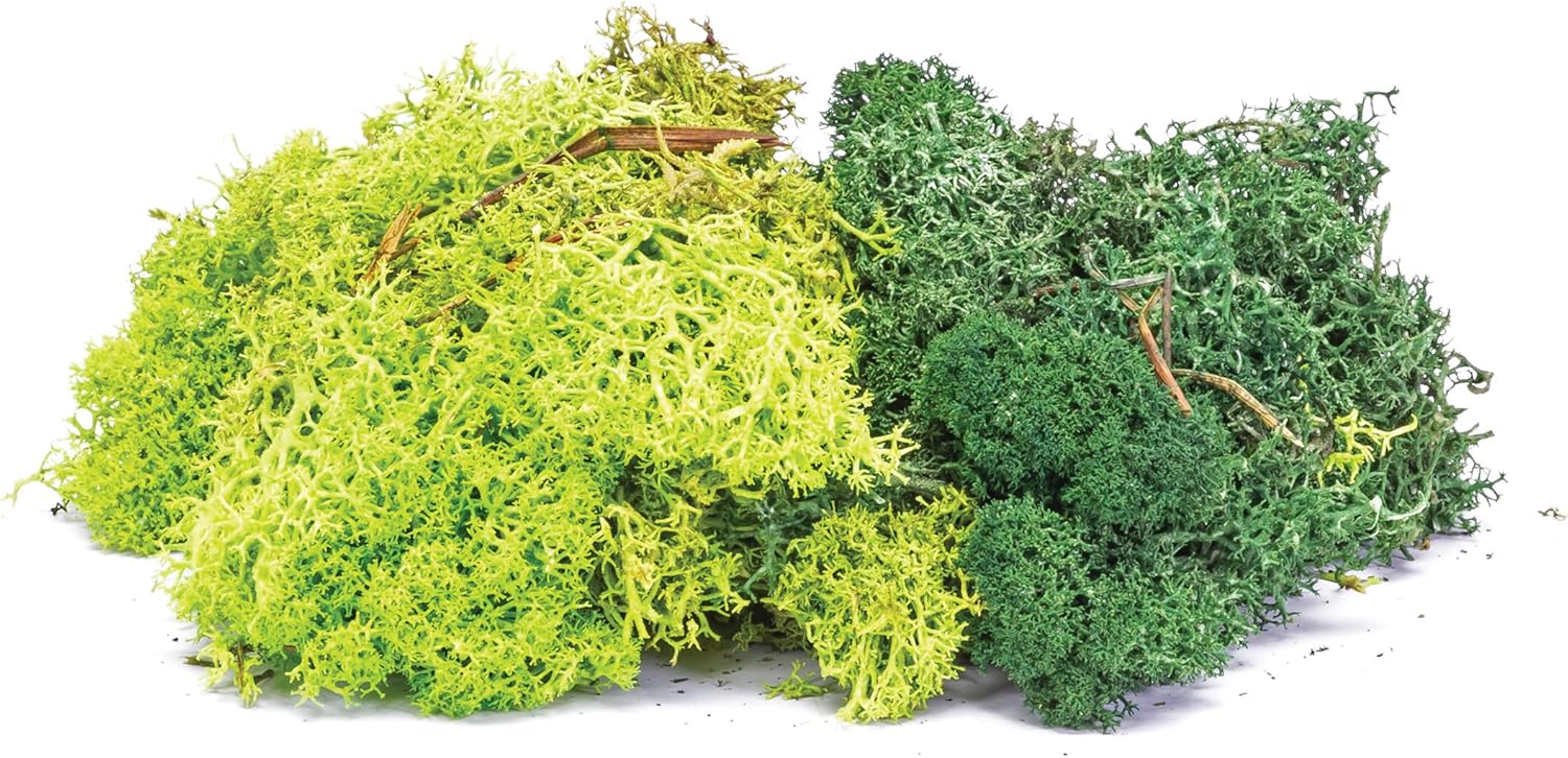 Hornby R7194 Lichen - Green Mix Scenic Material for Model Railway Layouts 1