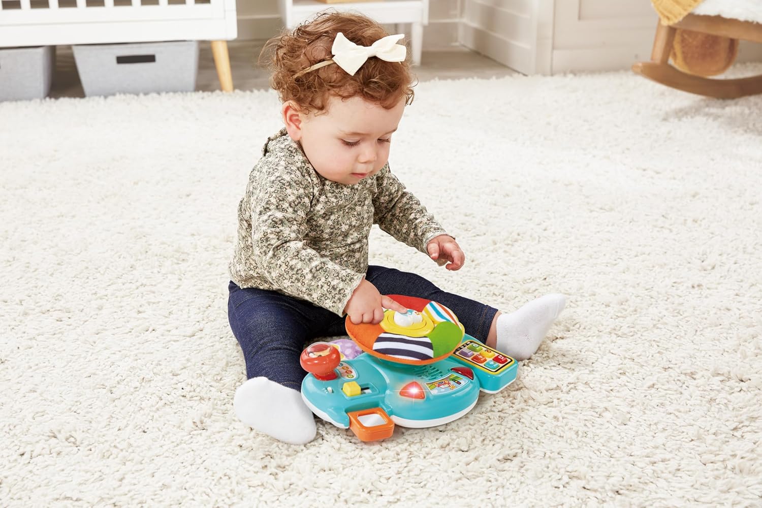VTech Beep Beep Baby Driver - Interactive Steering Wheel Toy for 3 Months+ 13