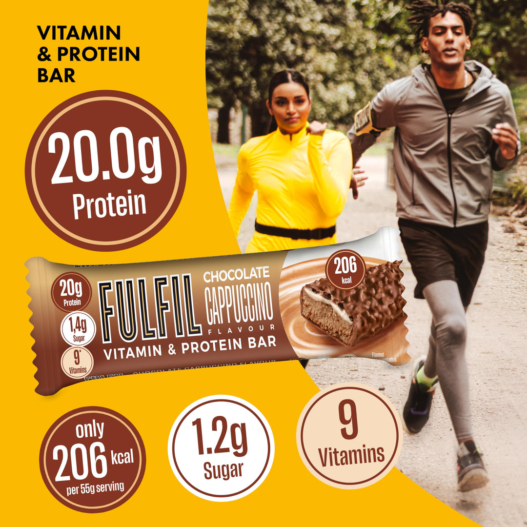 Fulfil - Vitamin and Protein Bars Chocolate Cappuccino (15 x 55g)