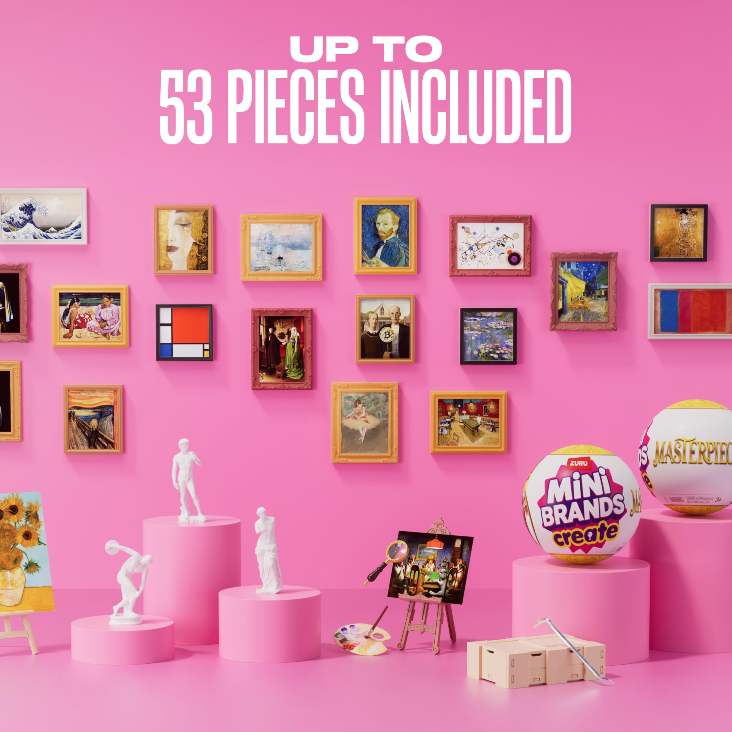 Mini Brands Create Mini Masterpieces Series 1 Capsule - 2 Pack | Collectible Miniatures | Ages 3+ 3