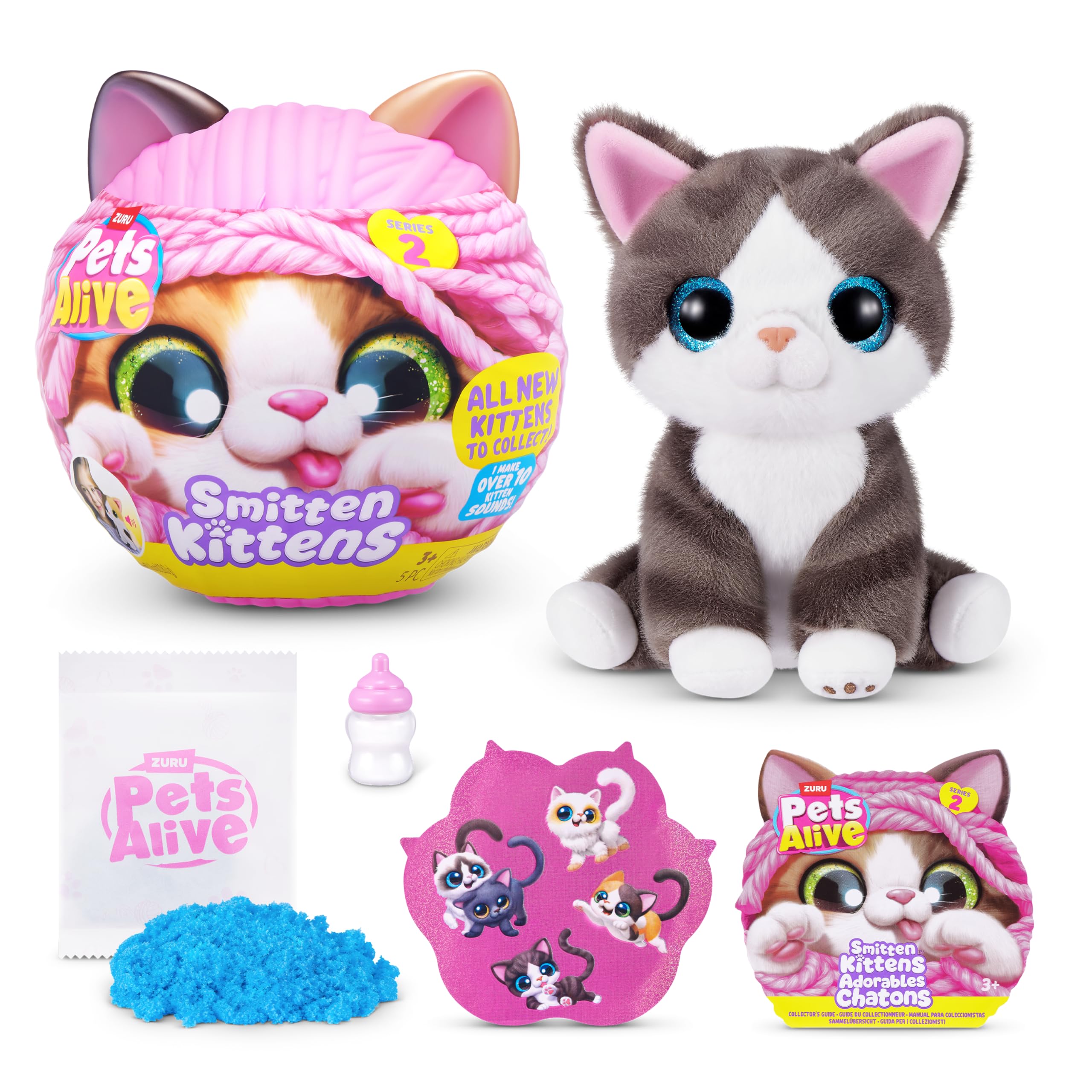 Pets Alive Smitten Kittens Series 2 Dragon Li Interactive Plush Toy by ZURU | 7.87 in 1