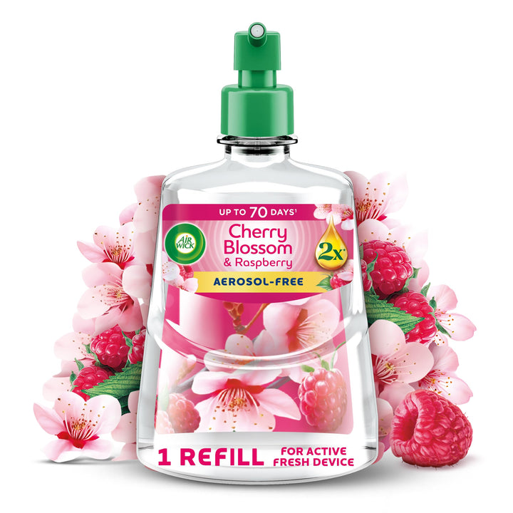 Air Wick Cherry Blossom & Raspberry Aerosol-Free Automatic Spray Refill 228