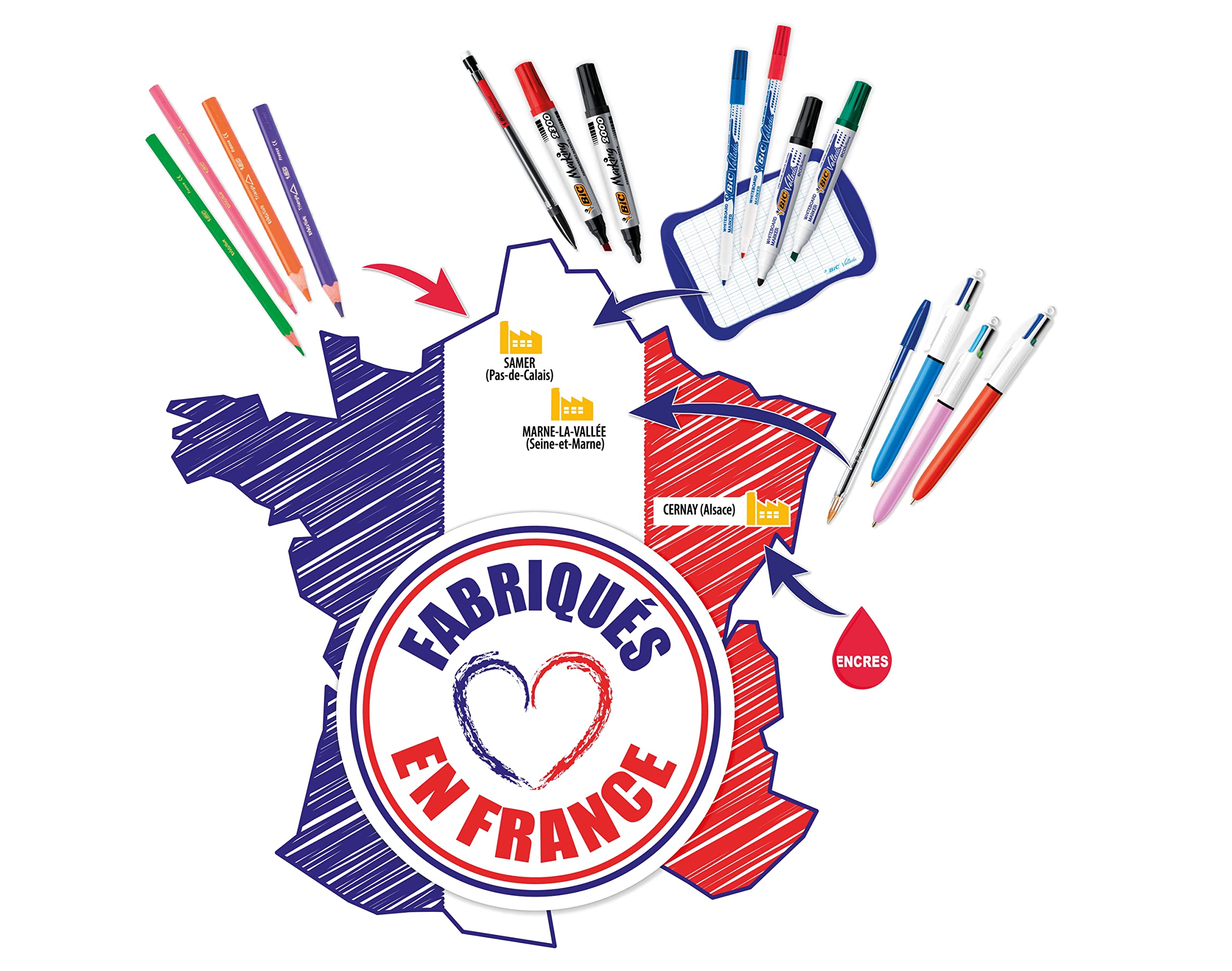 Bic Kids Evolution ECOlutions Colouring Pencils - Eco-Friendly, Durable Design for Kids 5+ 8