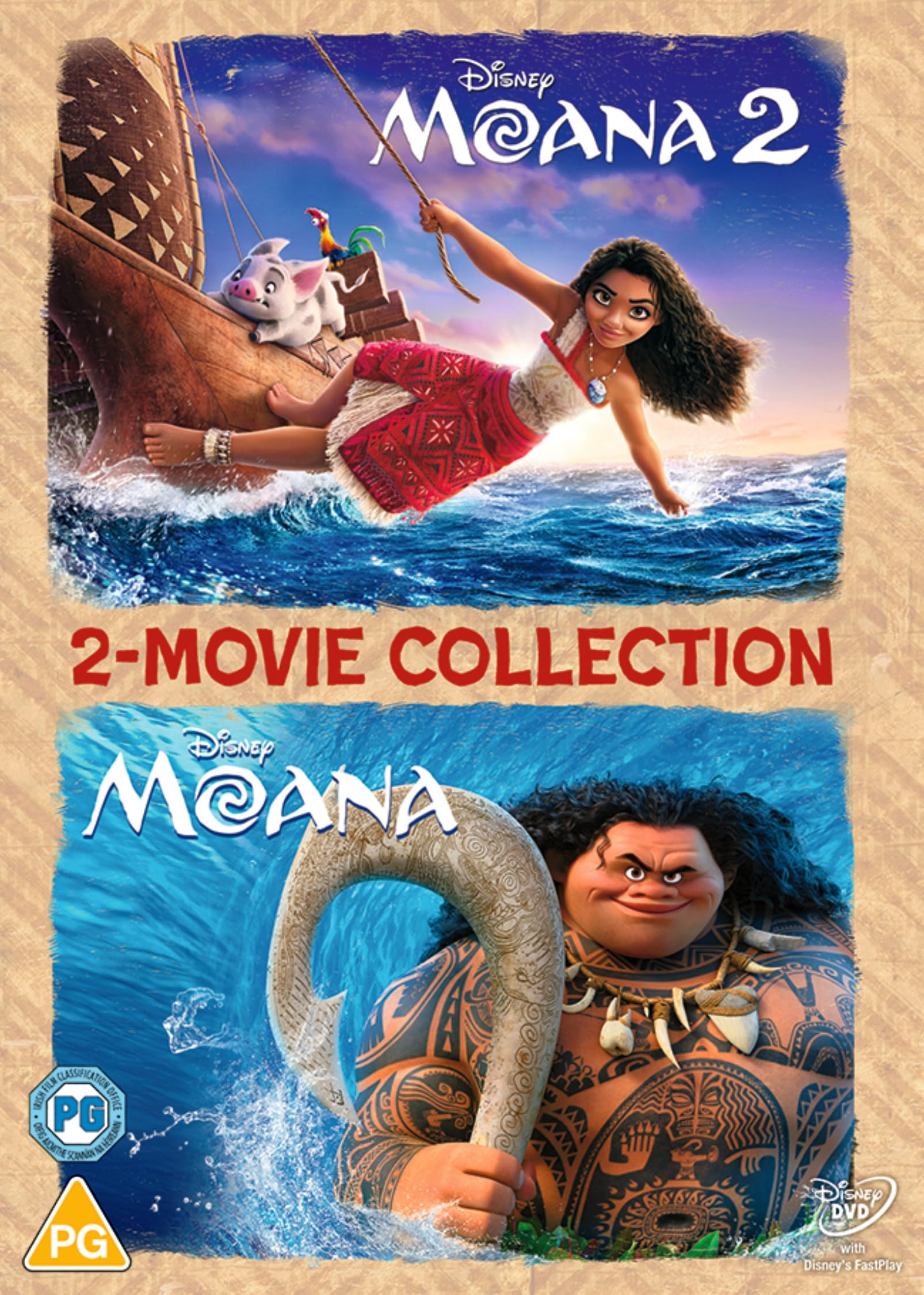 Moana & Moana 2 Double Pack [DVD] 1