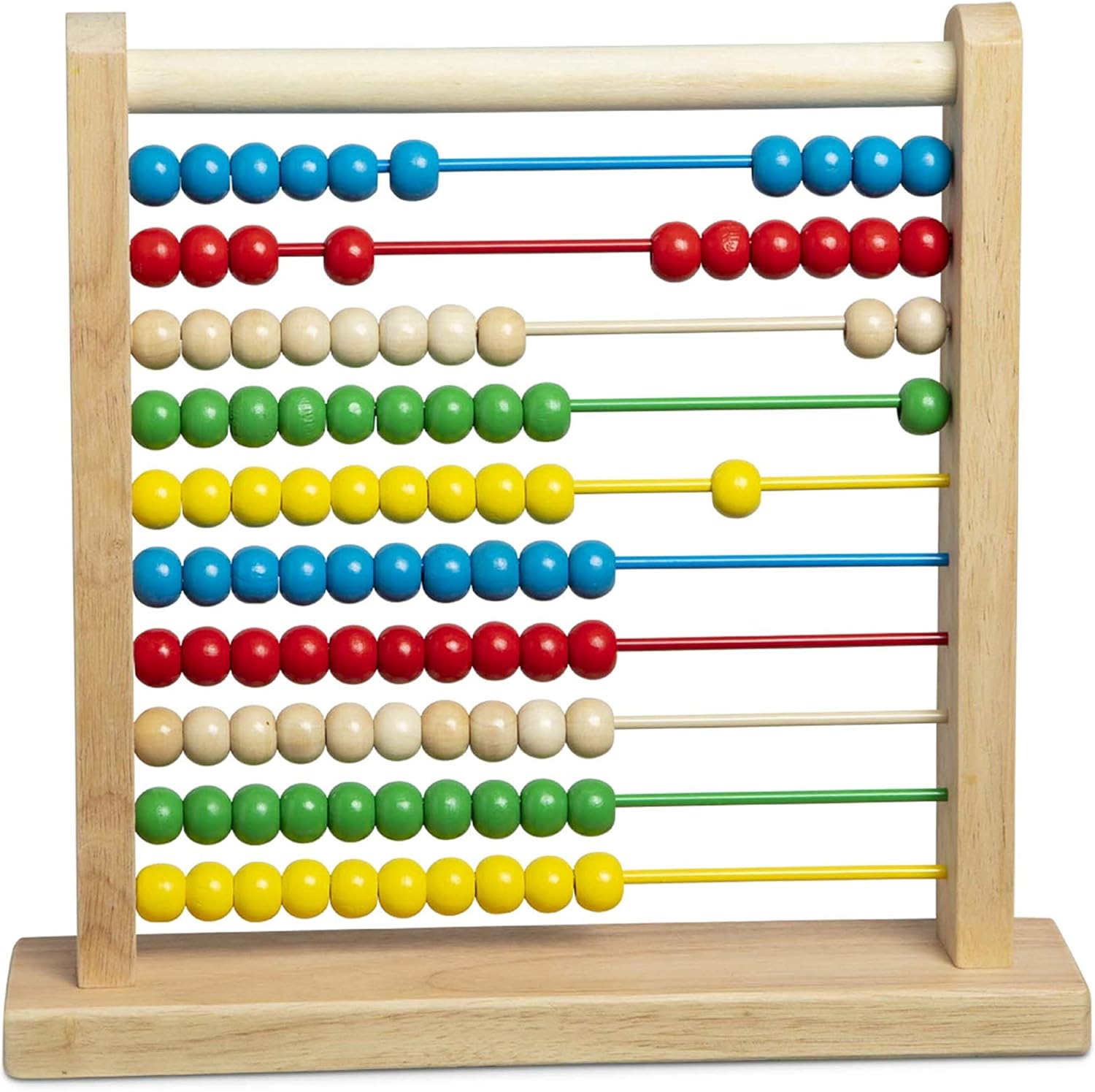 Melissa & Doug Wooden Abacus - Educational Counting Frame for Kids 1