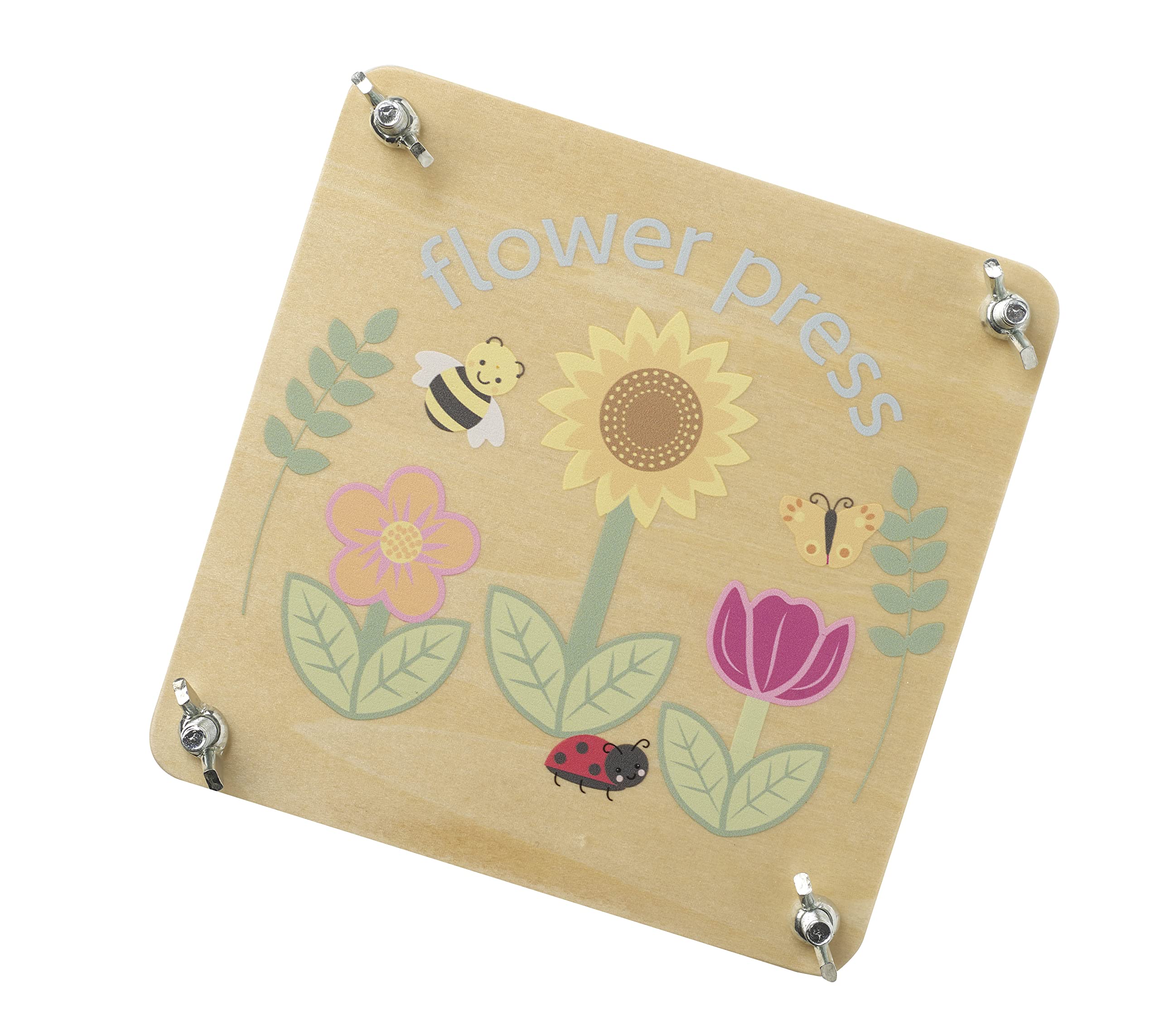 Orange Tree Toys Wooden Flower Press - Nature Craft Kit for Kids